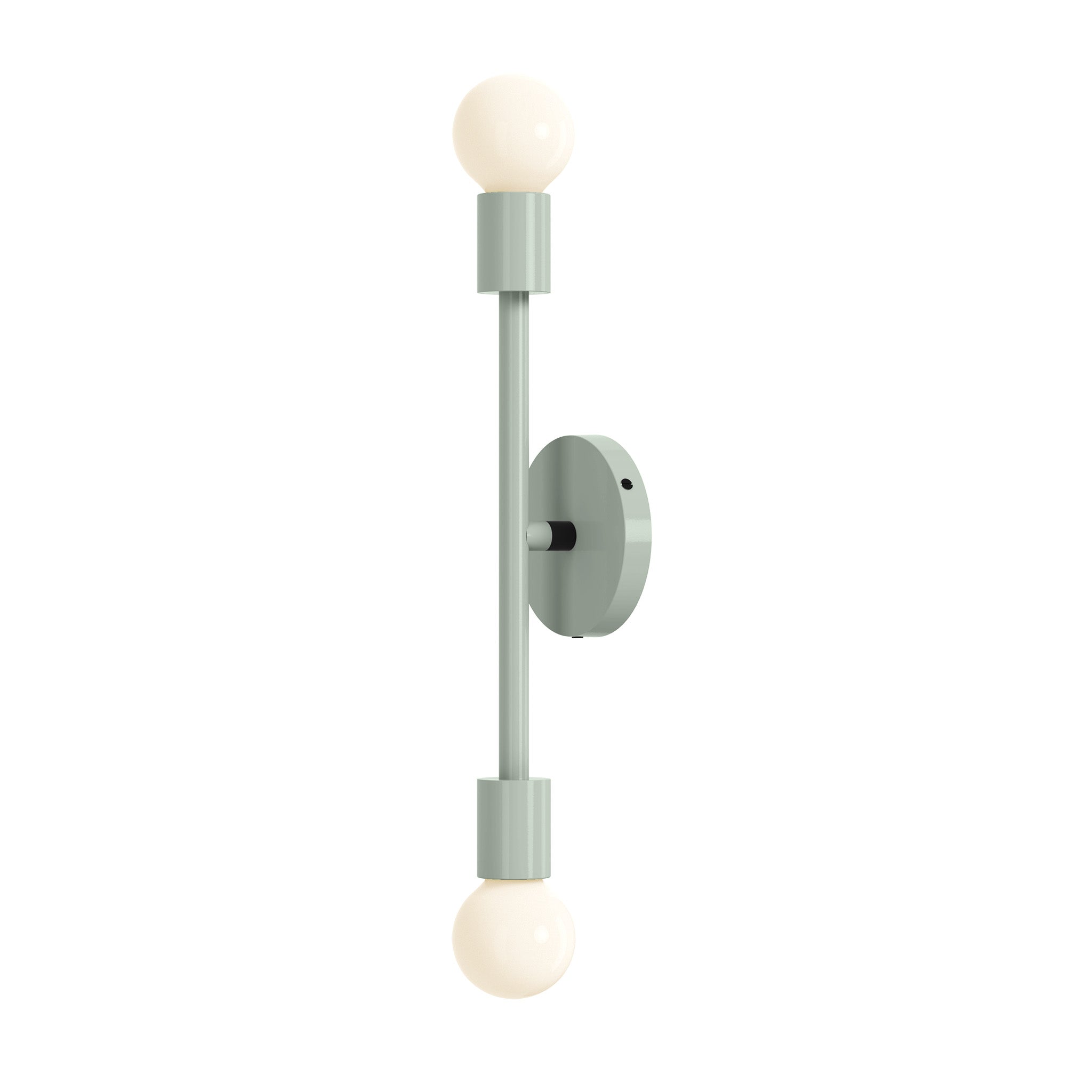 Black and spa pilot wall sconce 17" dutton brown lighting