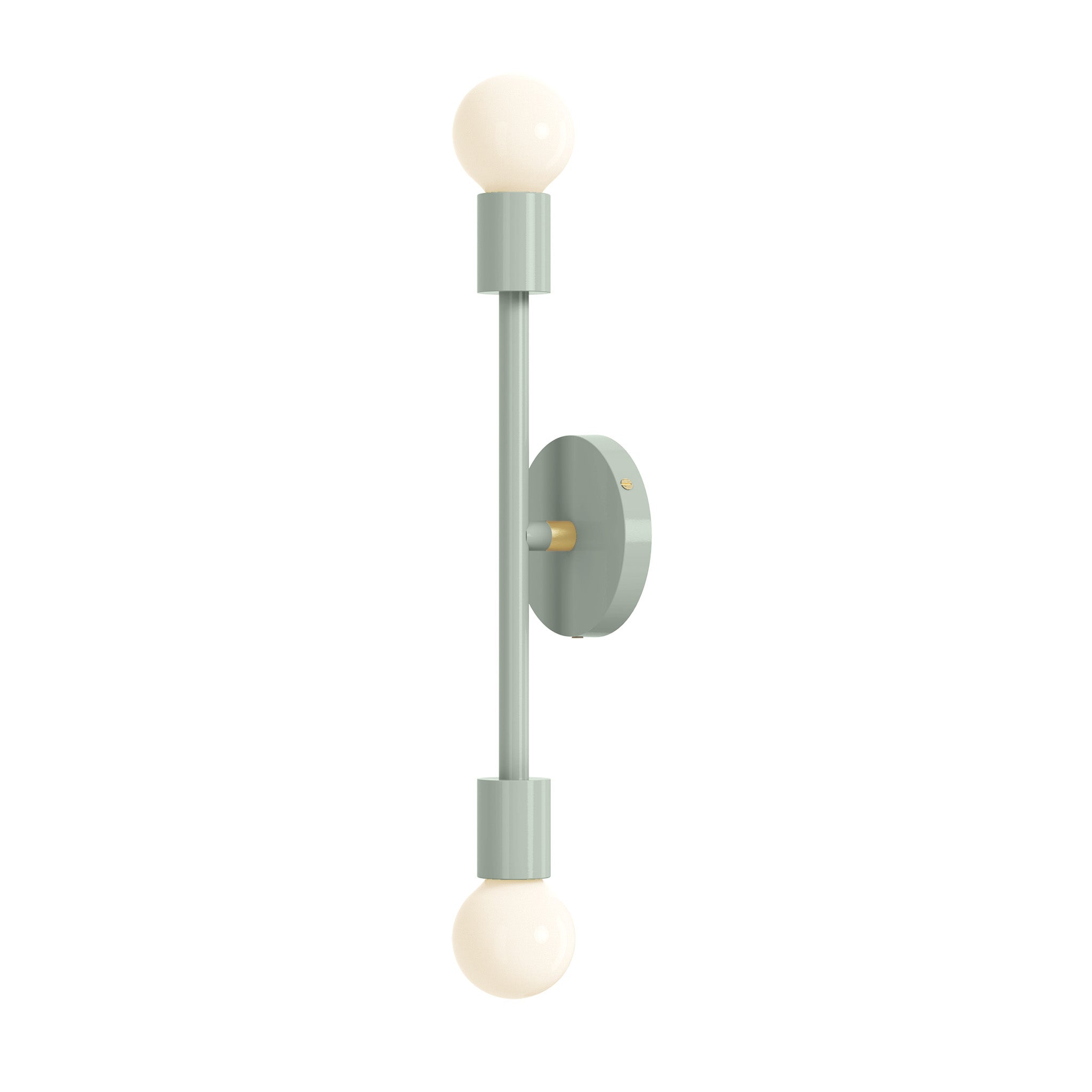 Brass and spa pilot wall sconce 17" dutton brown lighting