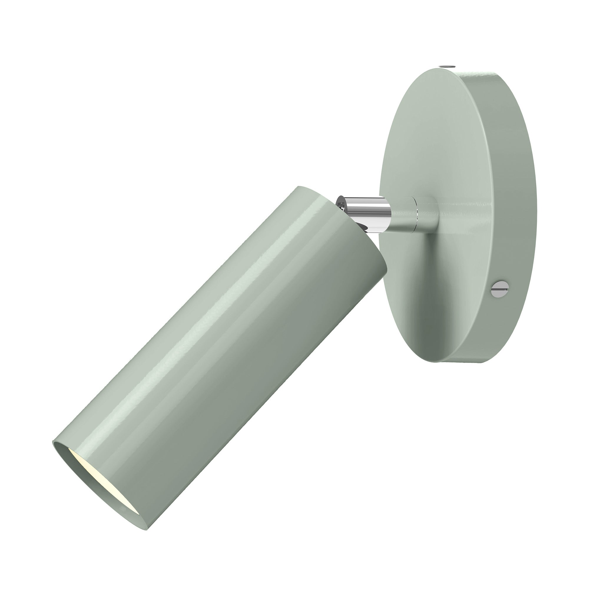 Nickel and spa color Reader sconce no arm Dutton Brown lighting