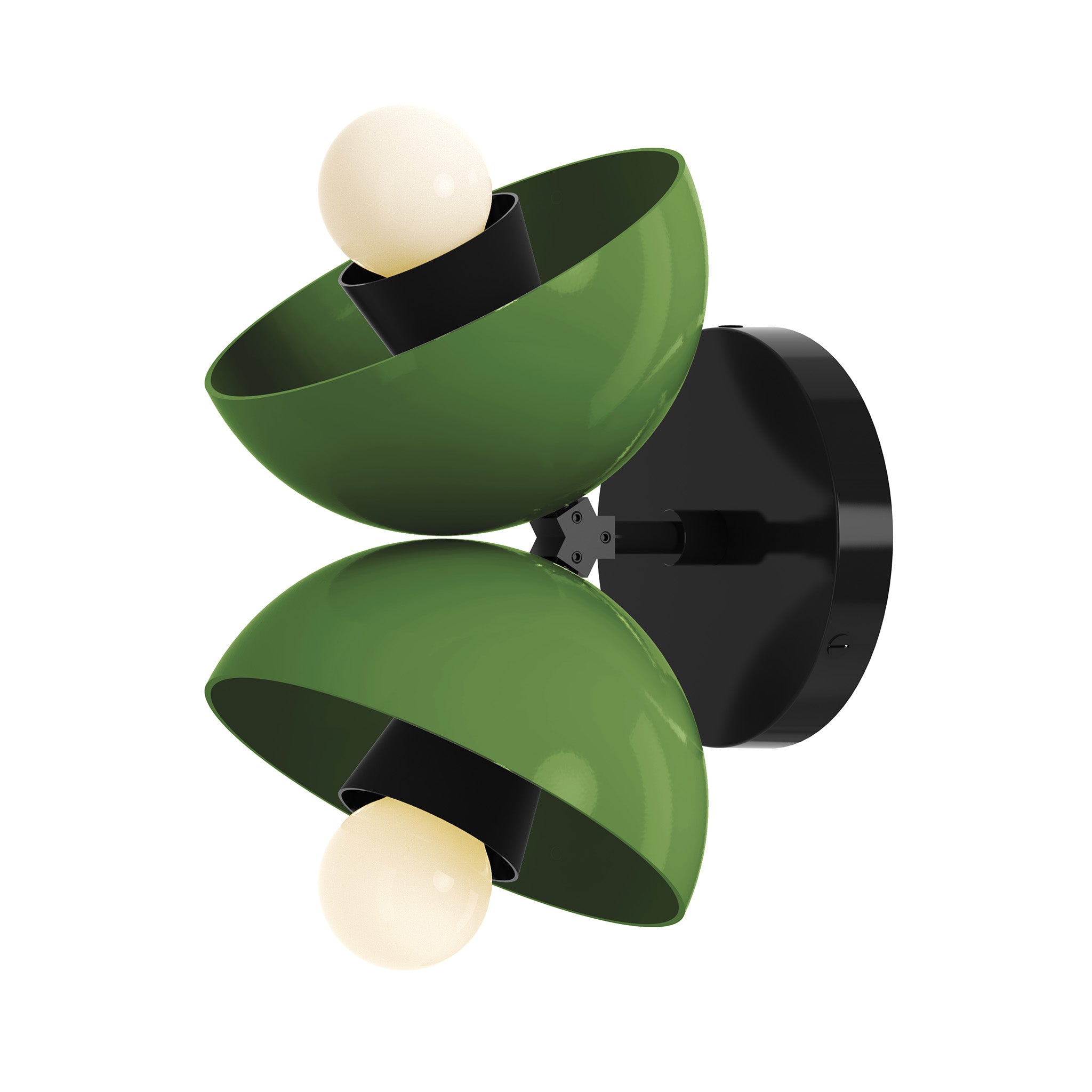 black python green color beso sconce dutton brown lighting