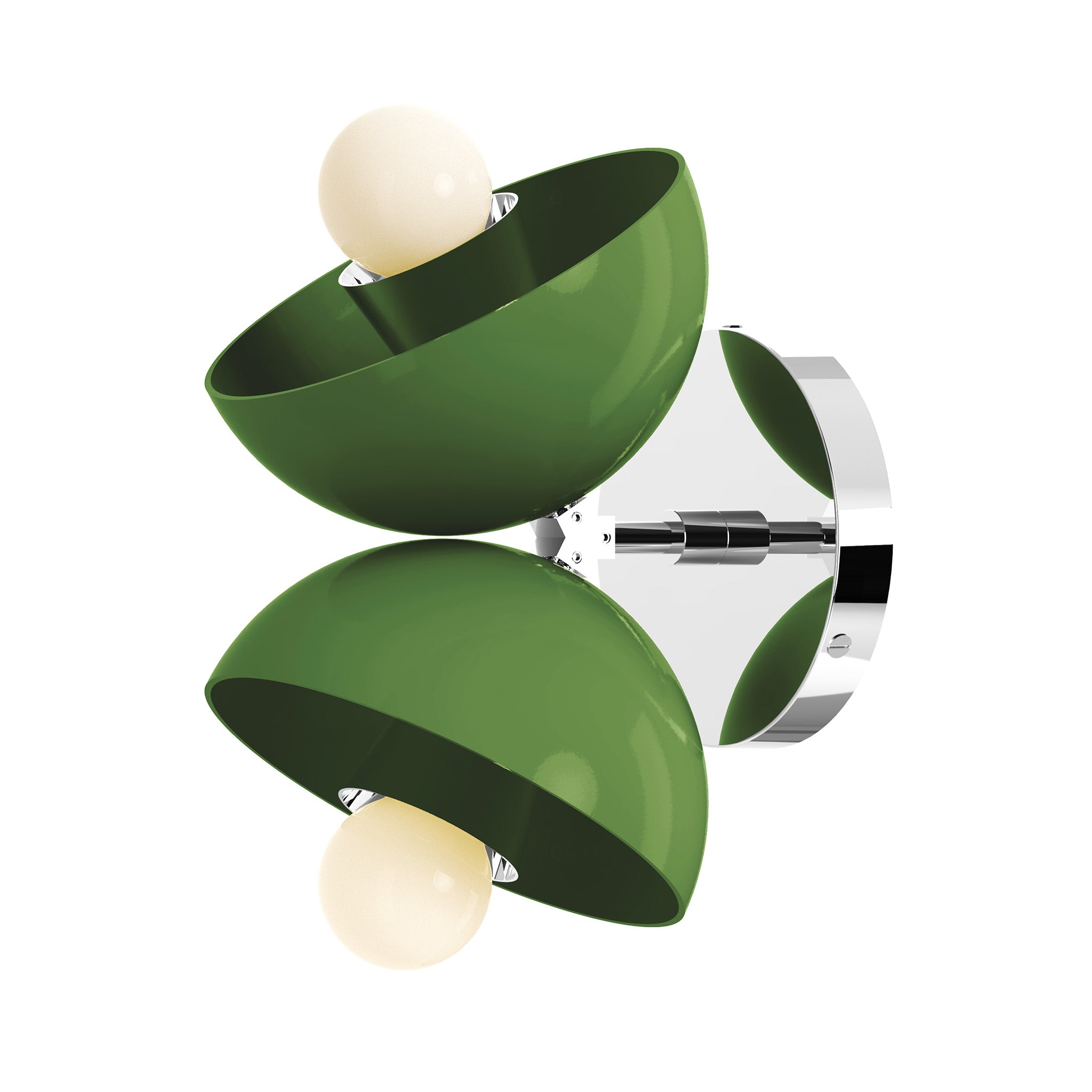 nickel python green color beso sconce dutton brown lighting