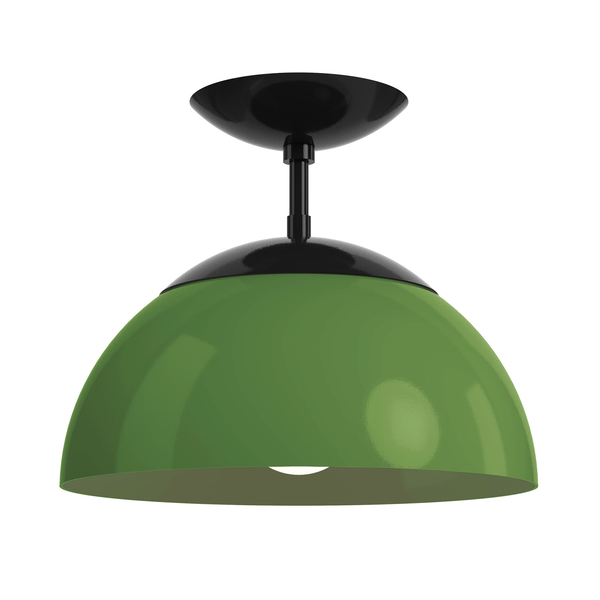 black Python Green color cadbury flush mount 12" dutton brown lighting