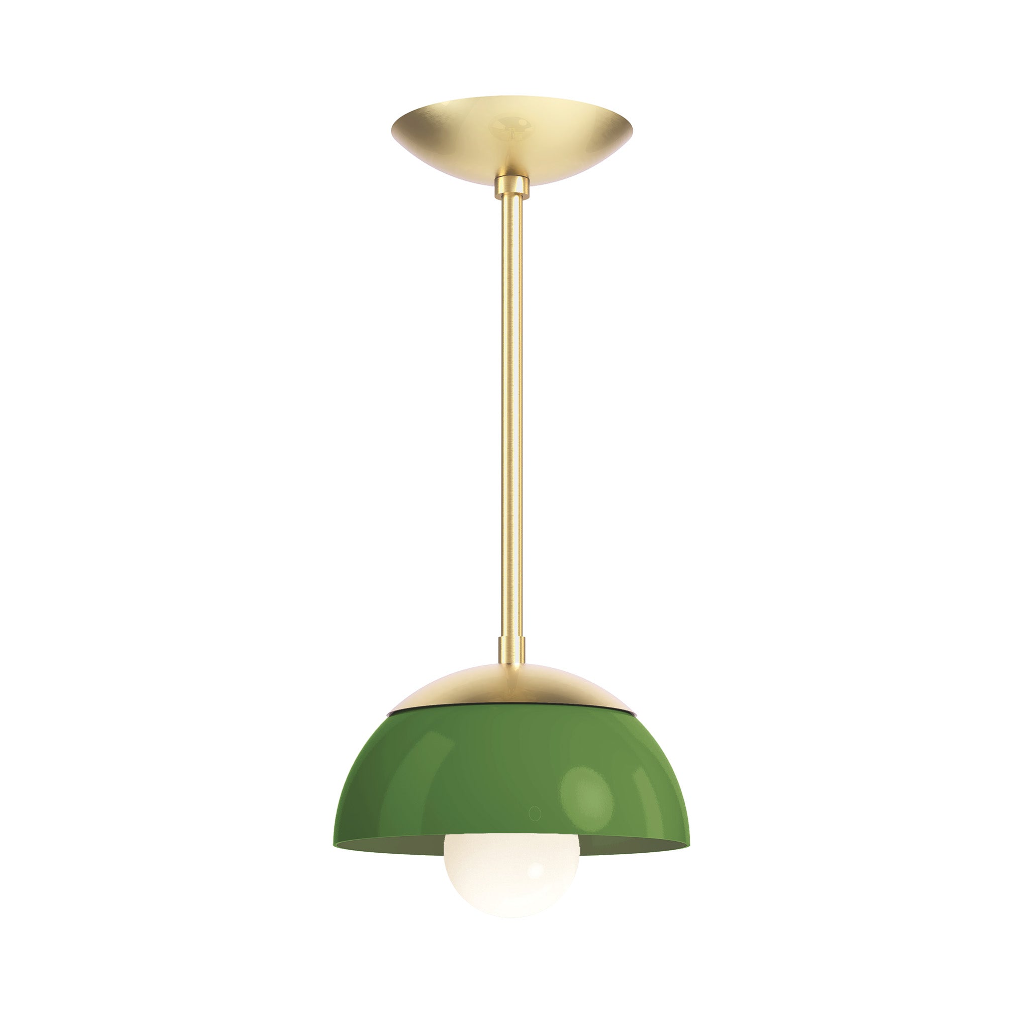 brass python green color cadbury pendant 8" dutton brown lighting