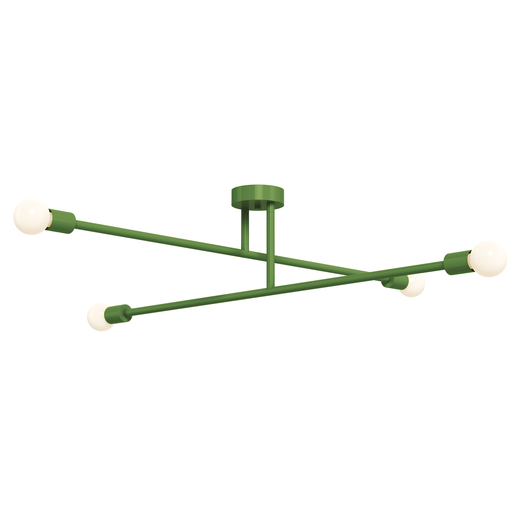 Python green color Captain flush mount 47" Dutton Brown lighting