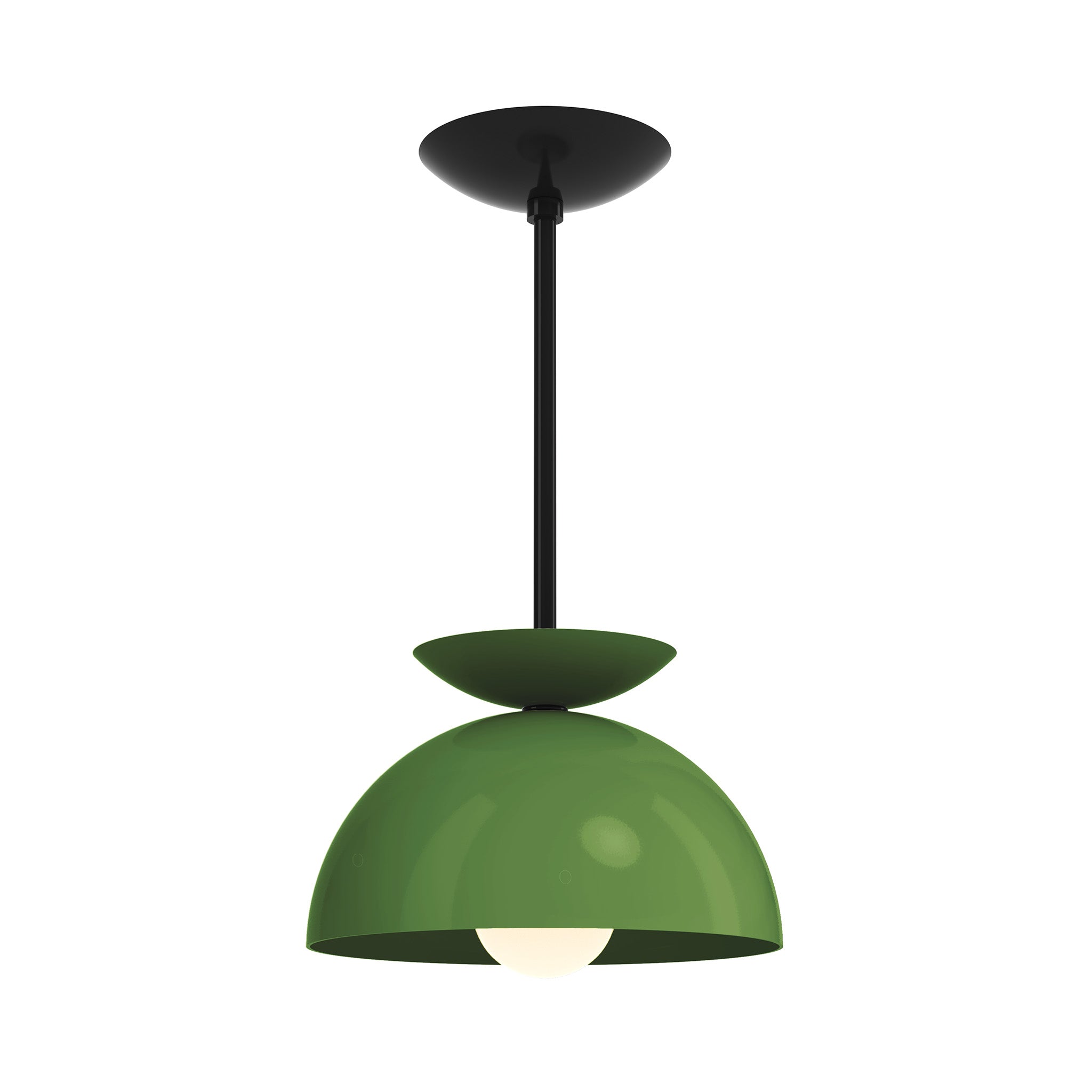 black and python green color echo pendant 10" dutton brown lighting