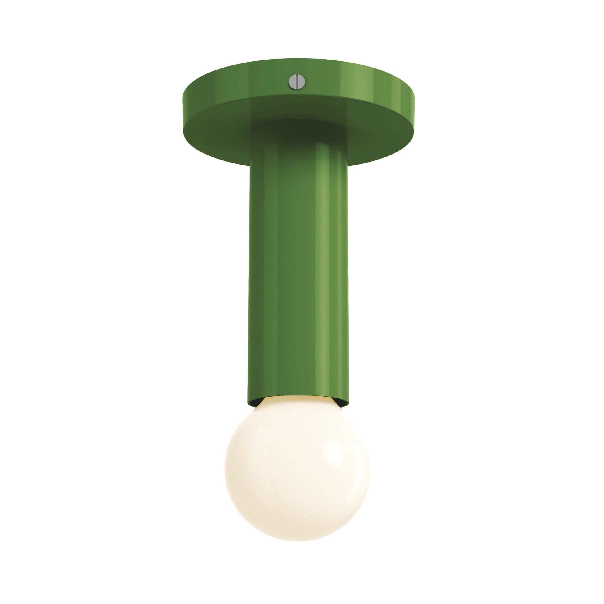 nickel python green color eureka flush mount lighting dutton brown