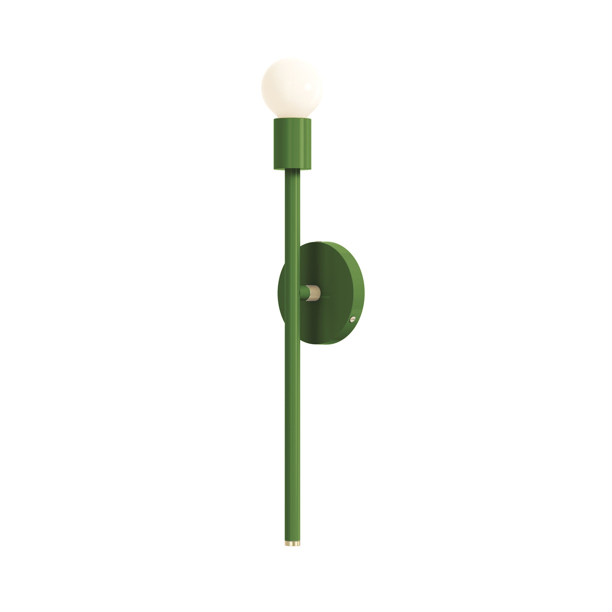 brass python green color major sconce 21" dutton brown lighting