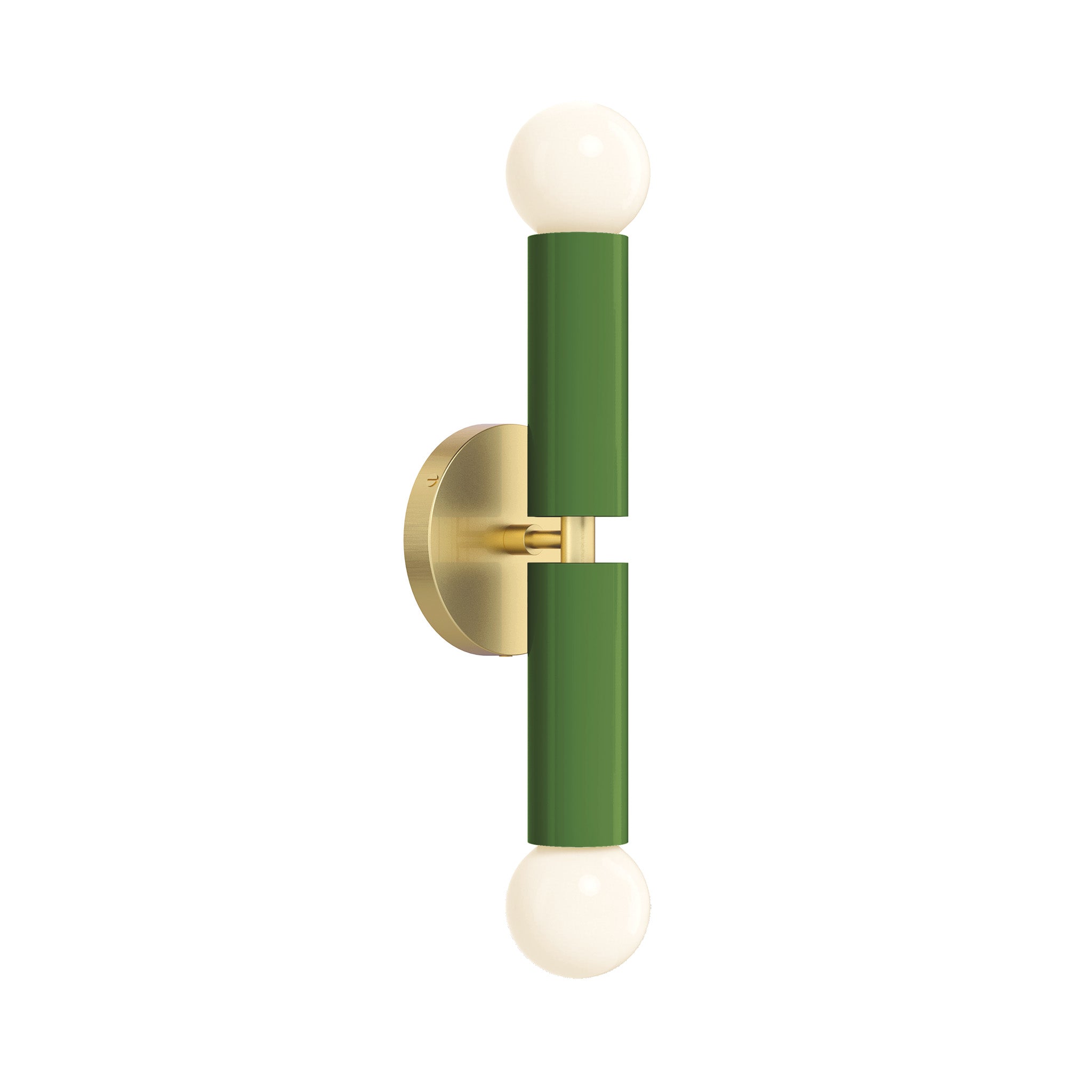 brass python green color monarch sconce dutton brown lighting