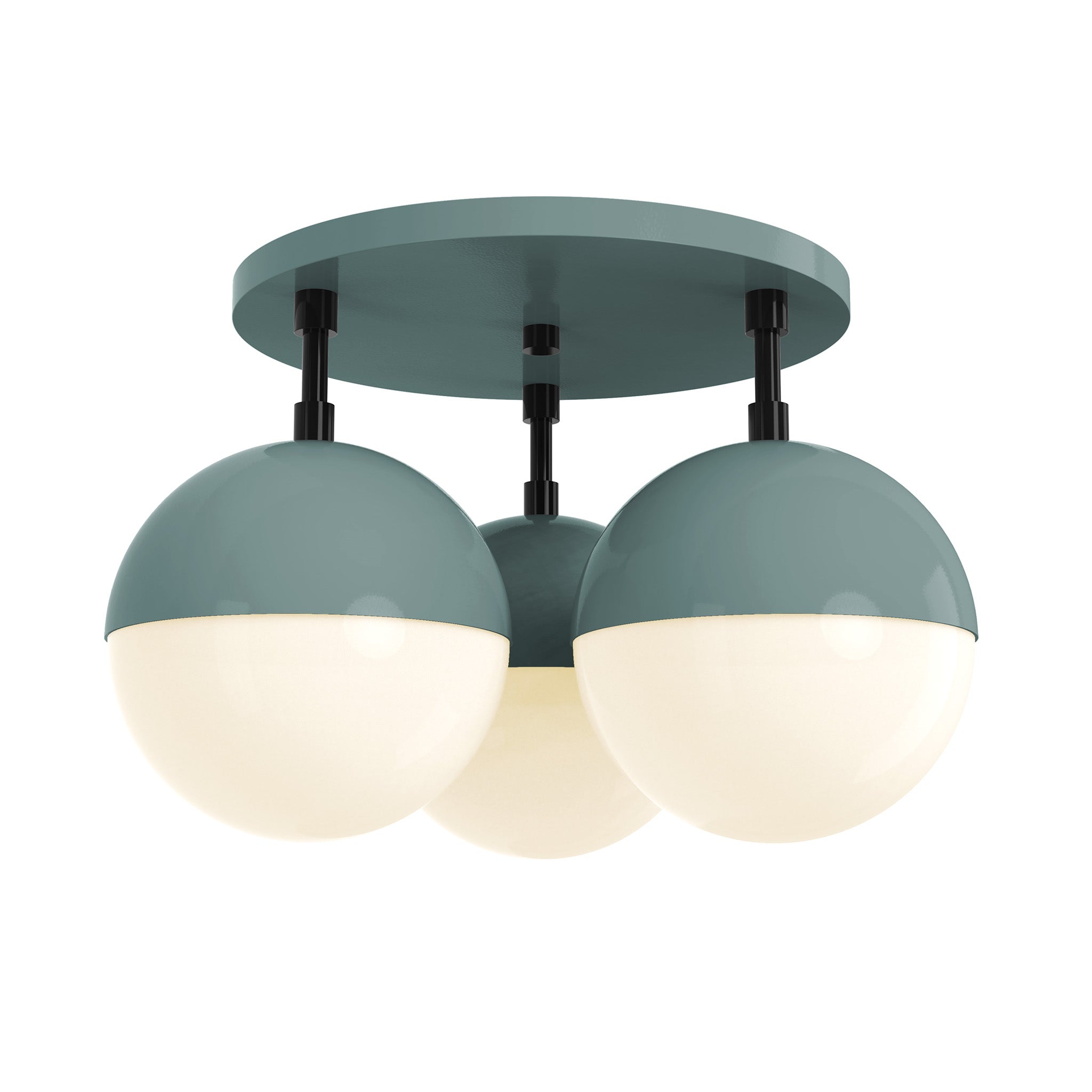 black lagoon color ballsy flush mount dutton brown lighting