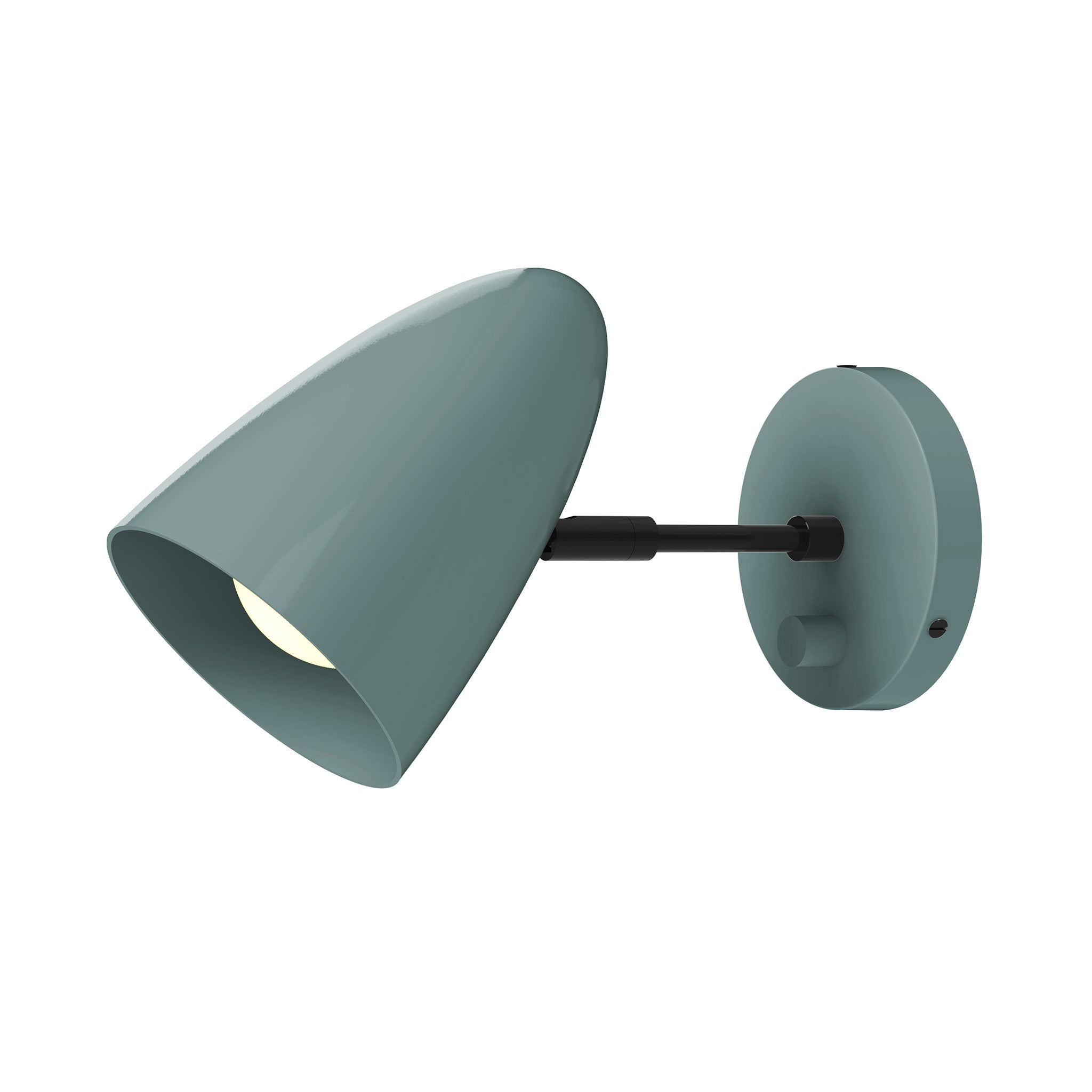 black lagoon color boom sconce - 3" arm dutton brown lighting