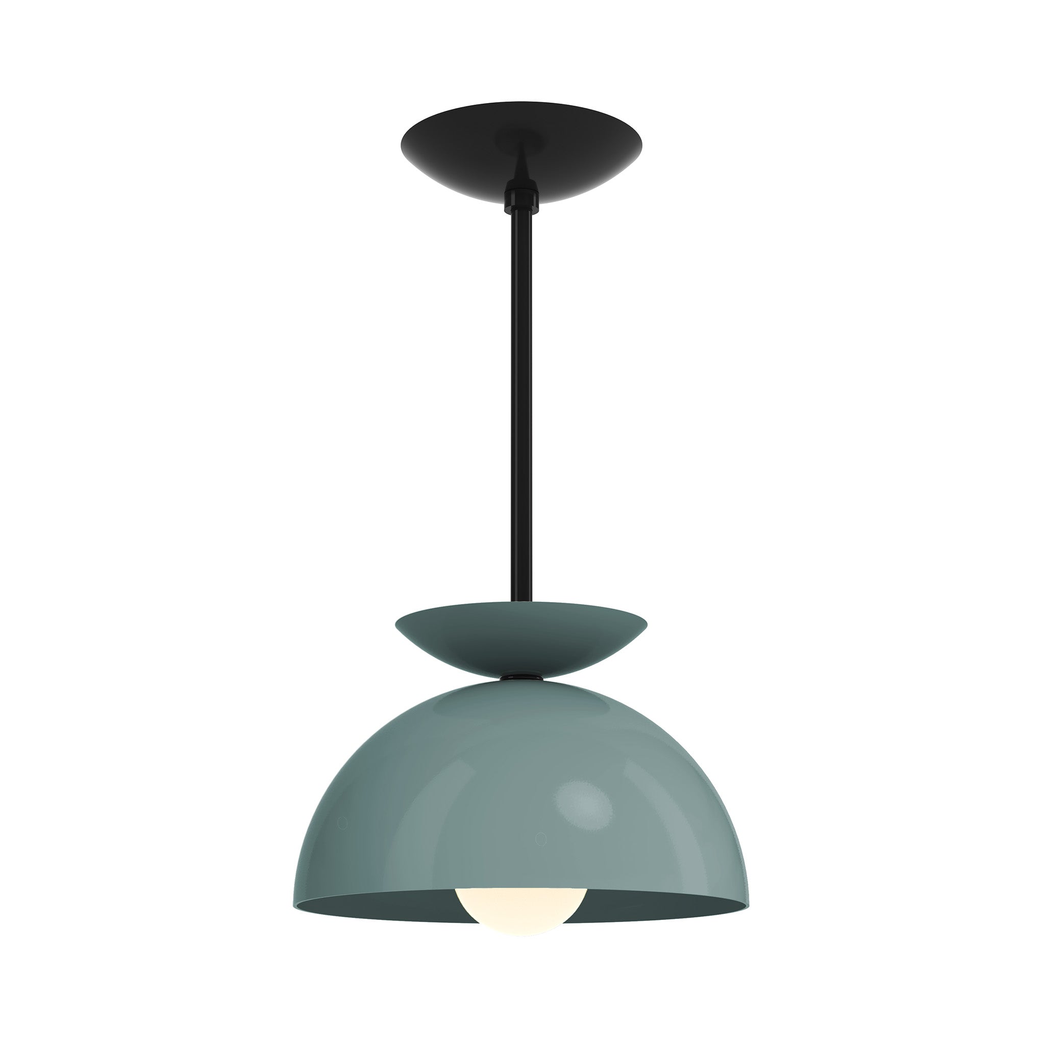 black lagoon color echo pendant 10" dutton brown lighting