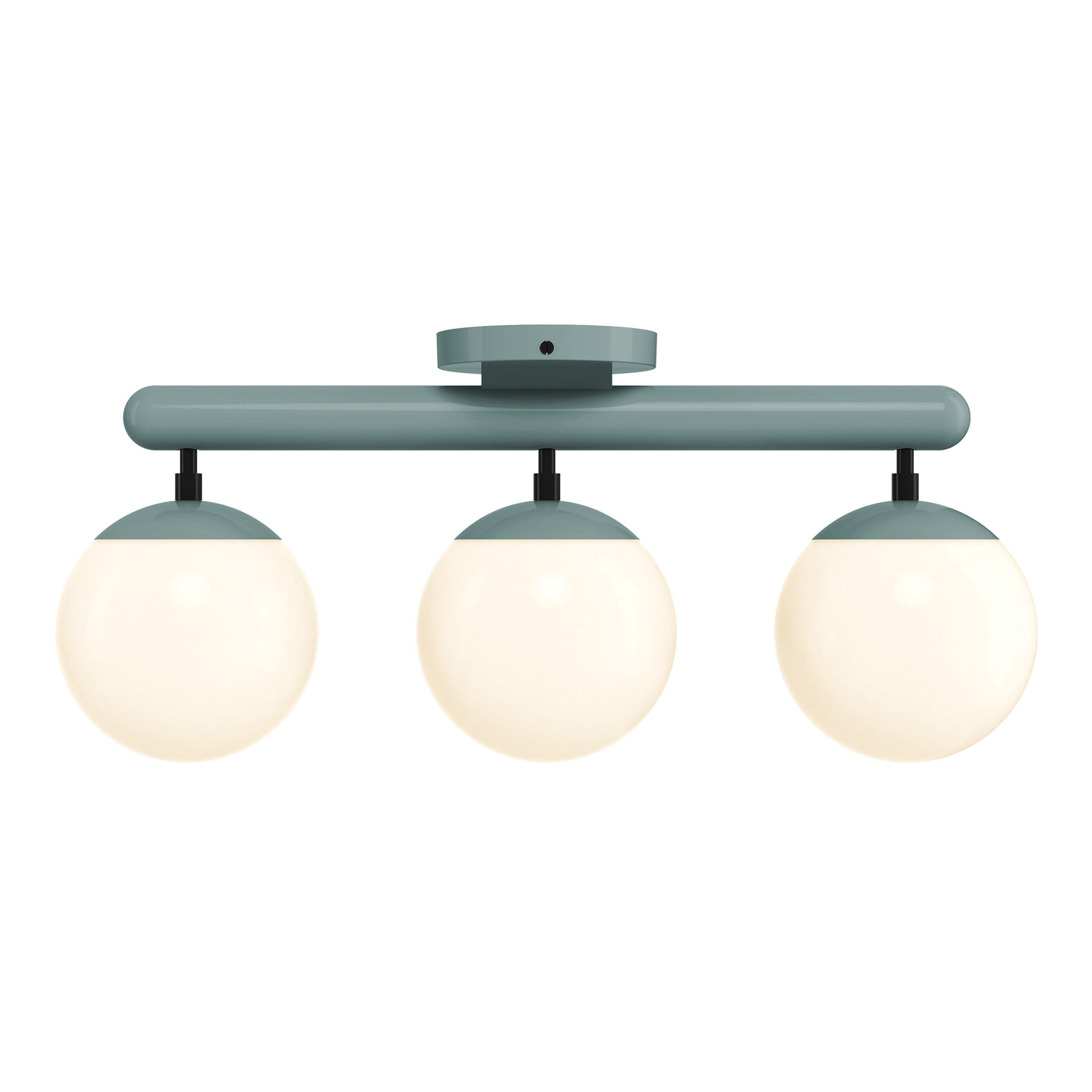 black lagoon color icon 3 flush mount dutton brown lighting