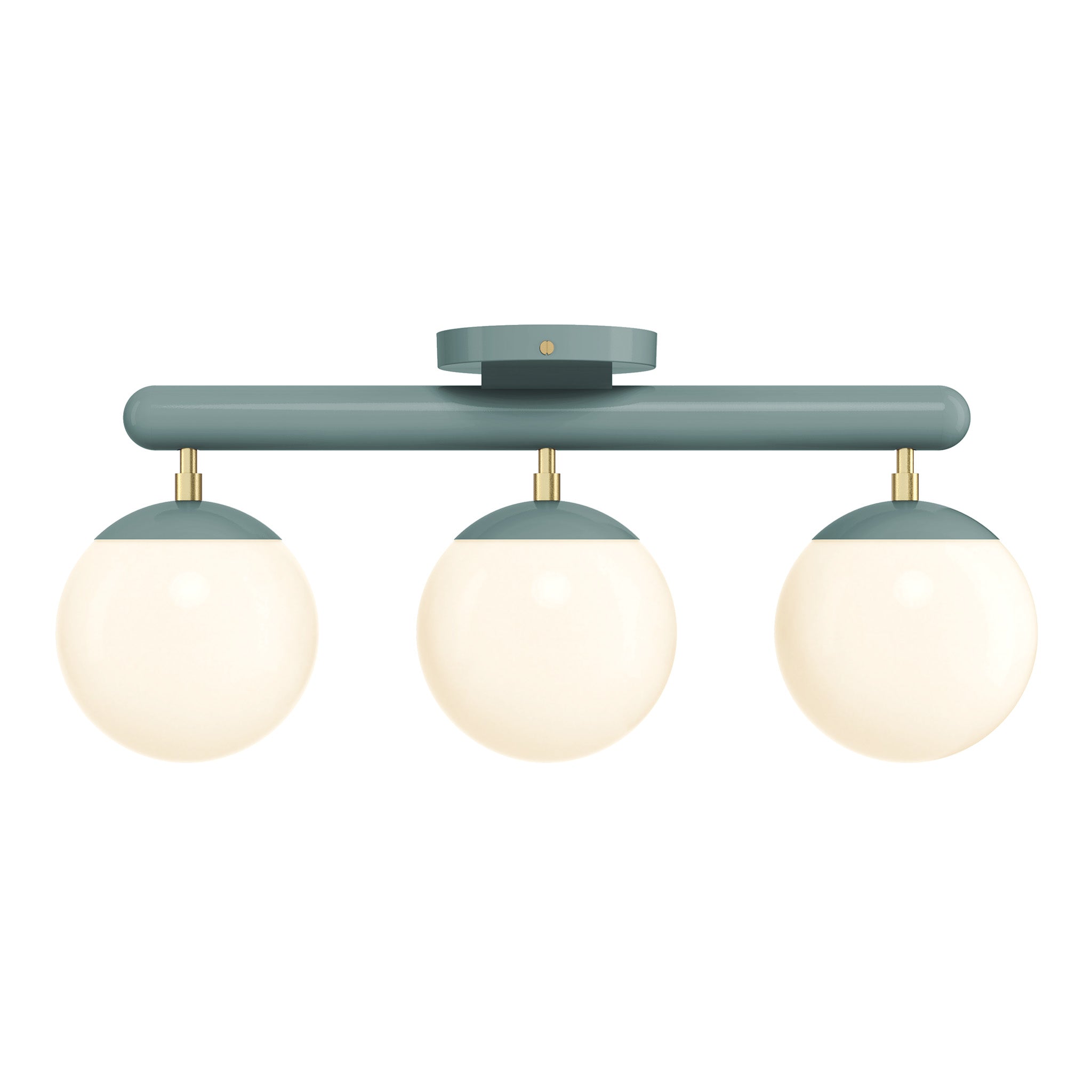 brass lagoon color icon 3 flush mount dutton brown lighting