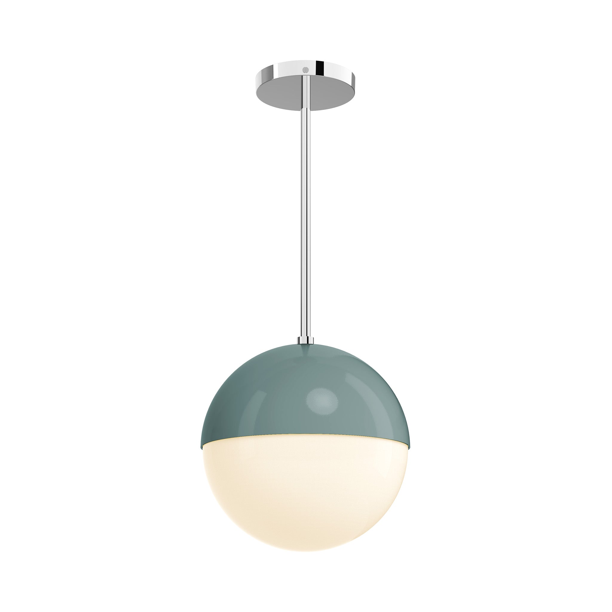 nickel and lagoon lure globe pendant 10 inch dutton brown lighting