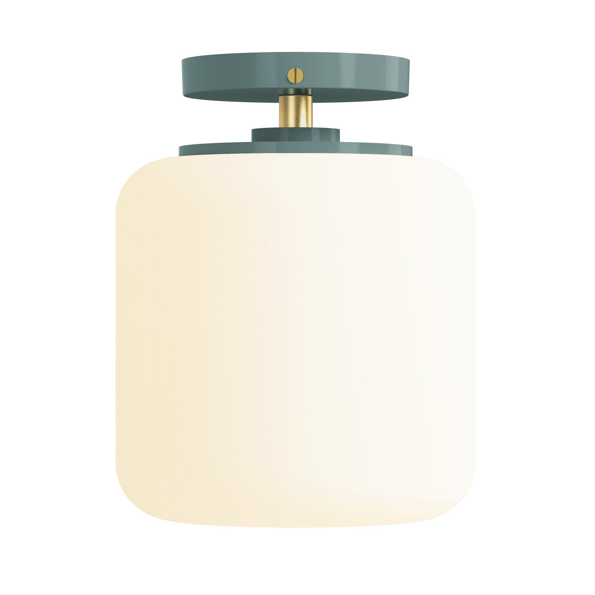 brass and lagoon mino color flush mount dutton brown lighting