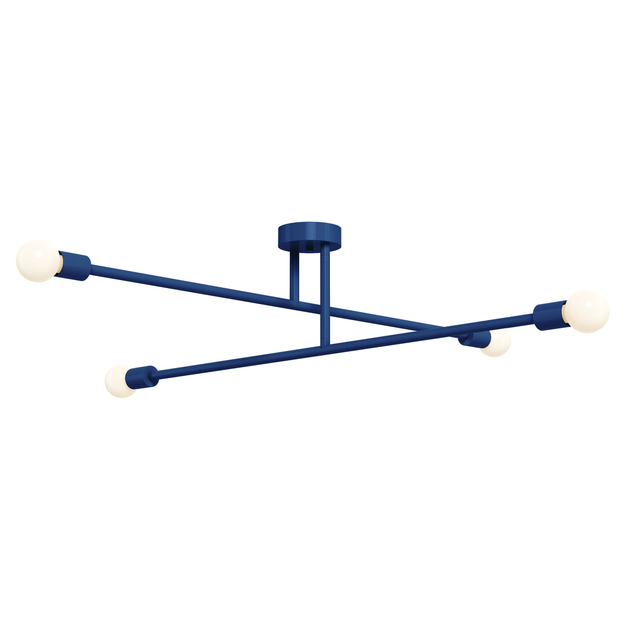 cobalt color captain flush mount 47" dutton brown lighting