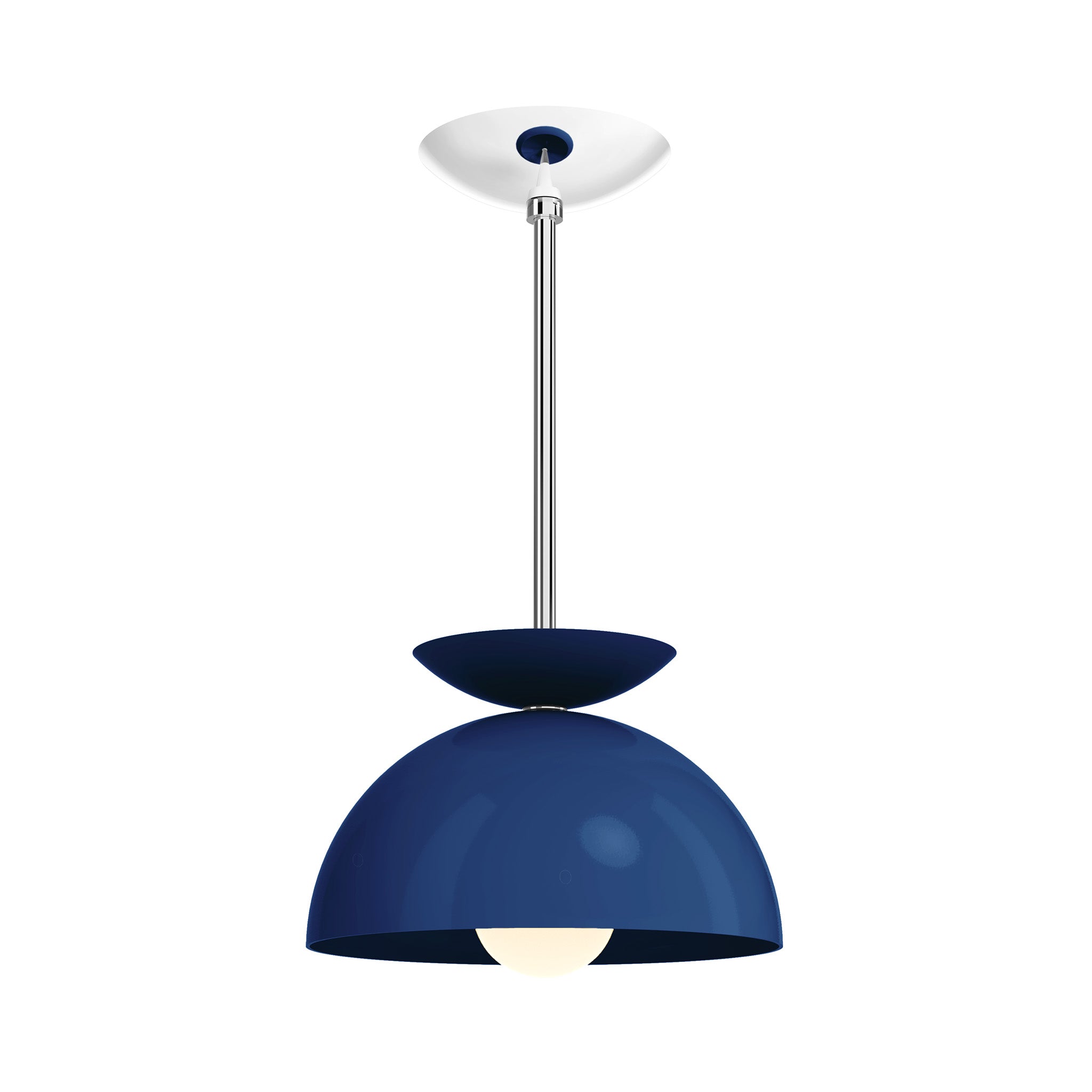 nickel cobalt color echo pendant 10" dutton brown lighting