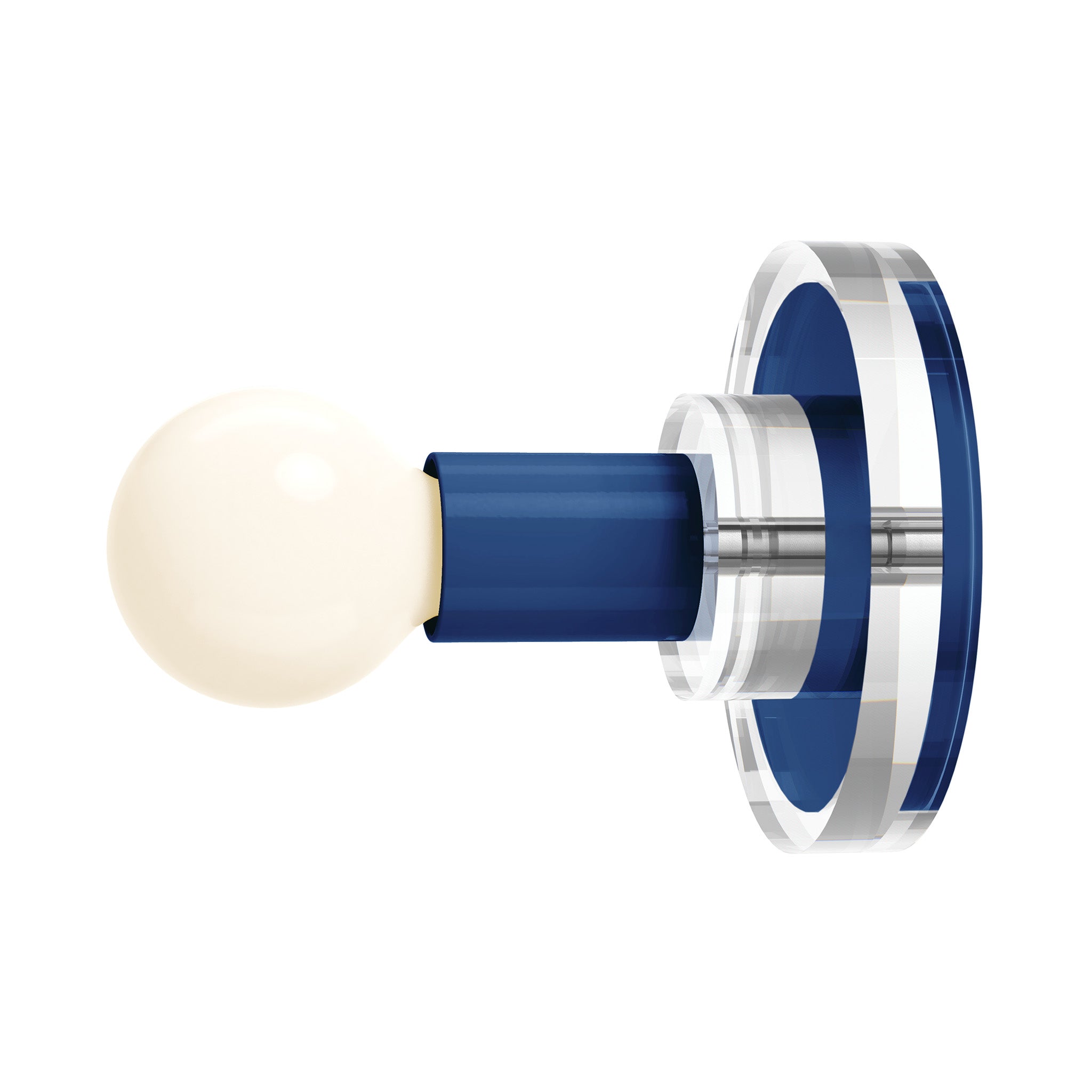 Cobalt blue color Lepore sconce Dutton Brown lighting