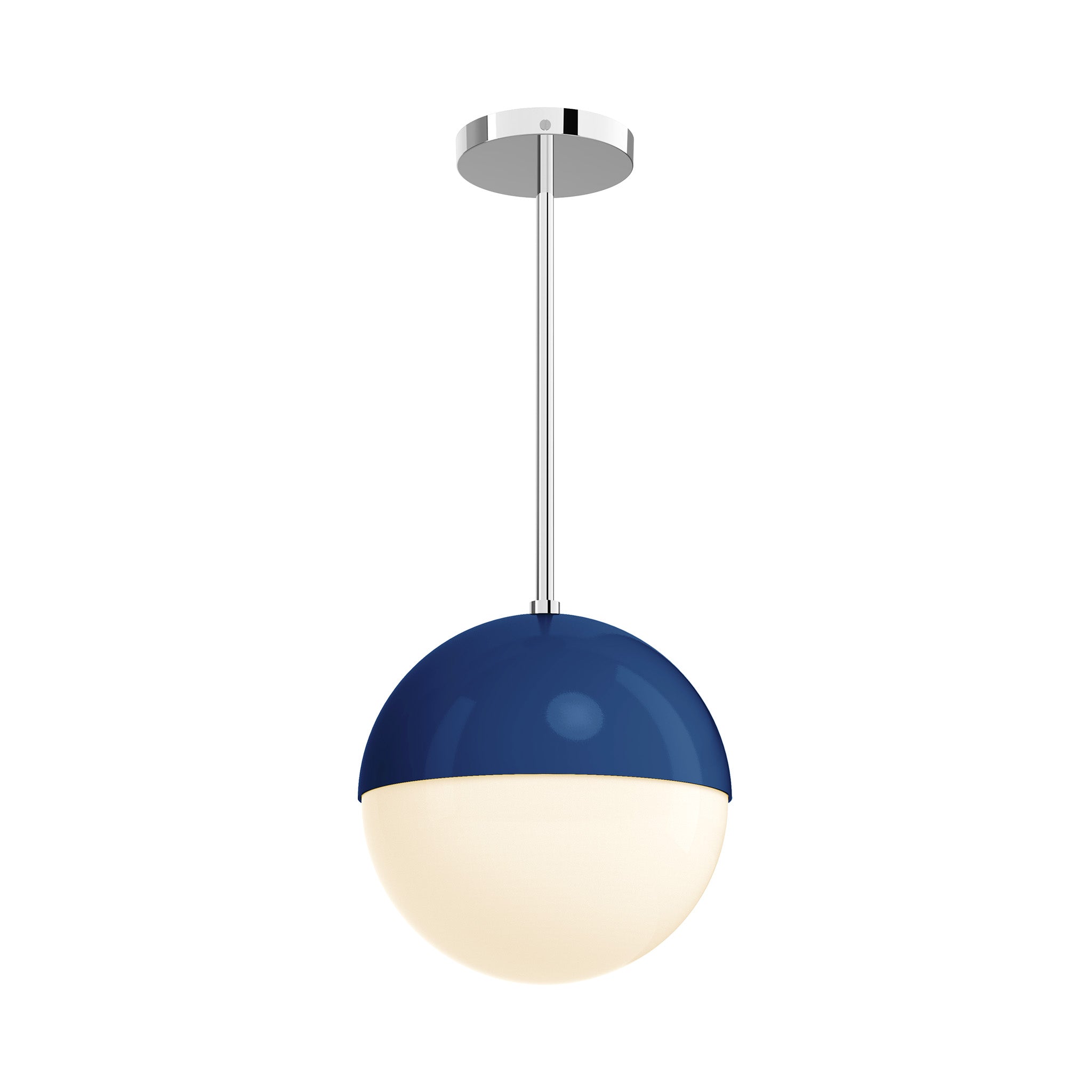 nickel and cobalt lure globe pendant 10 inch dutton brown lighting