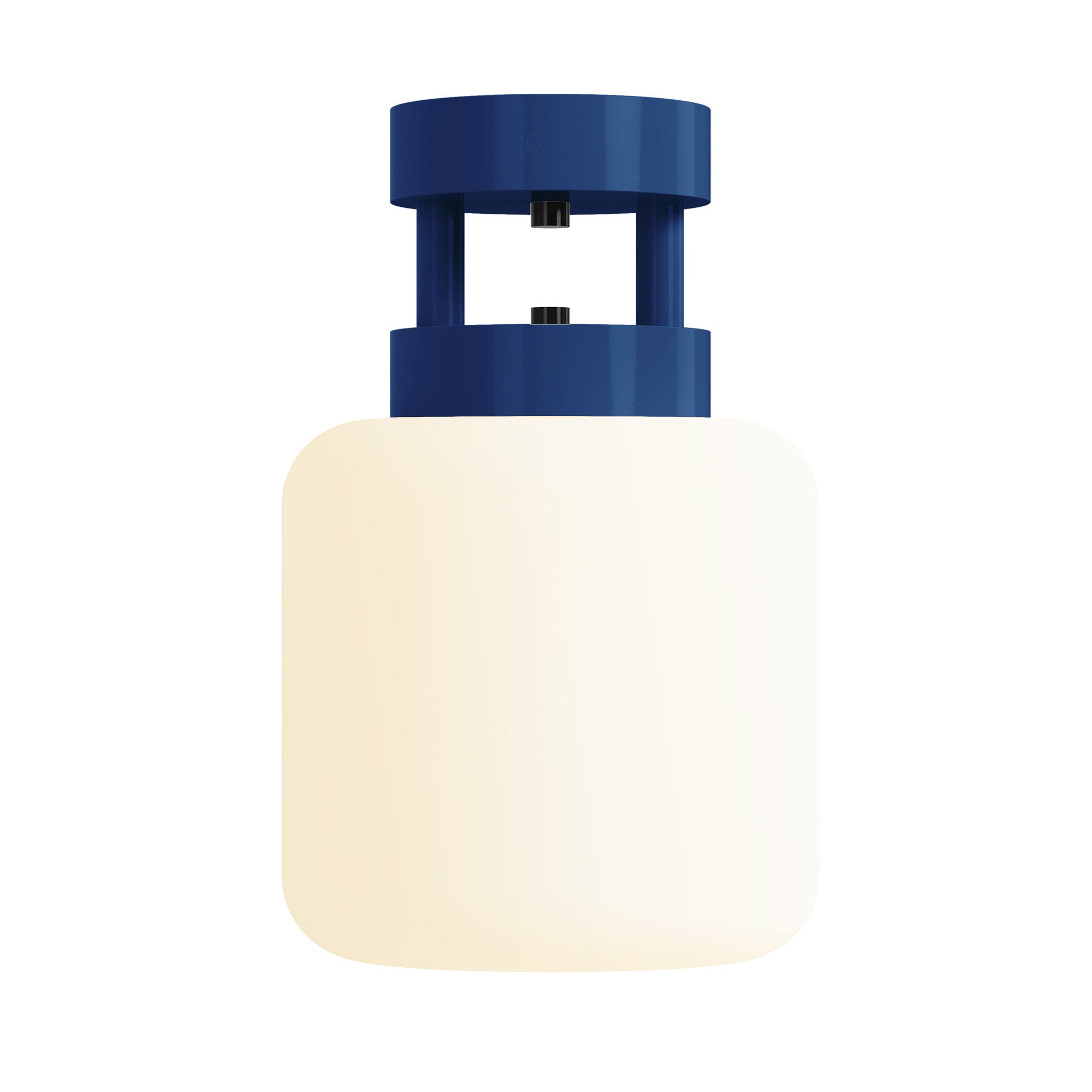 black cobalt maxo color flush mount 8" dutton brown lighting