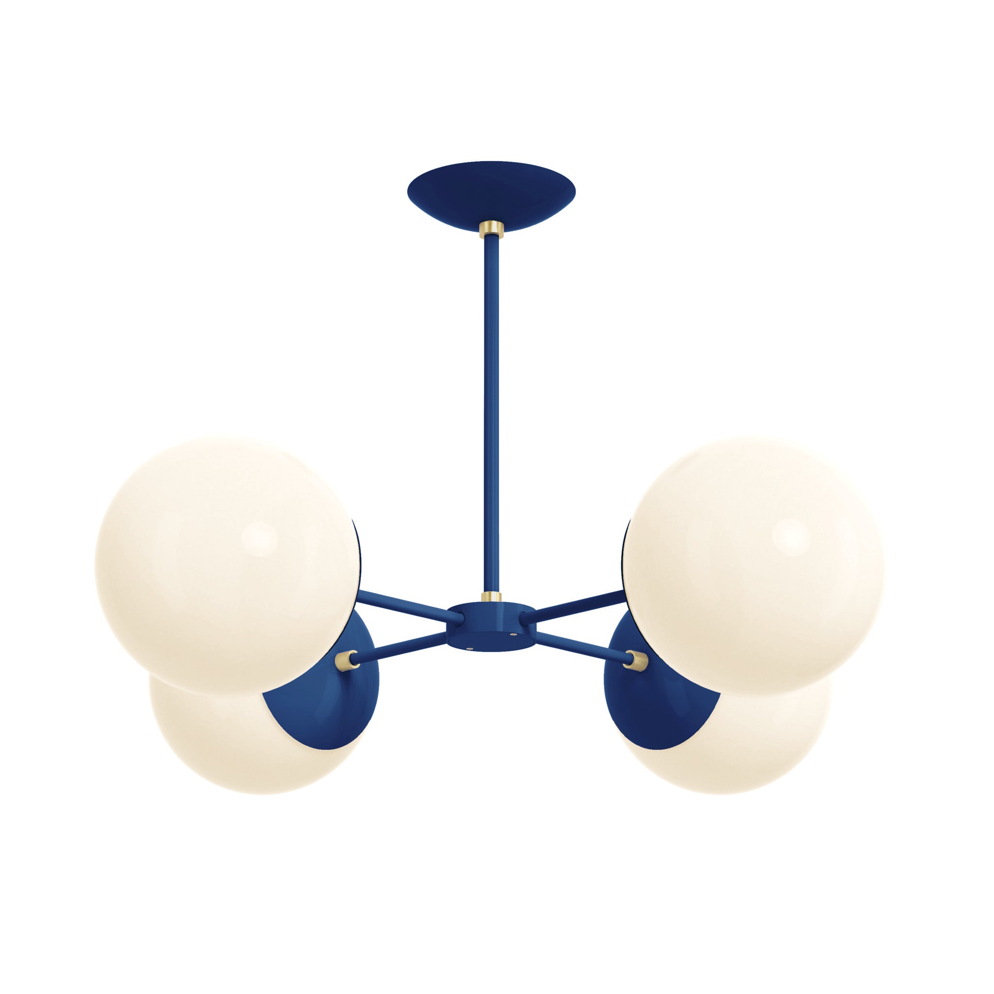 brass cobalt color big orbi chandelier dutton brown lighting