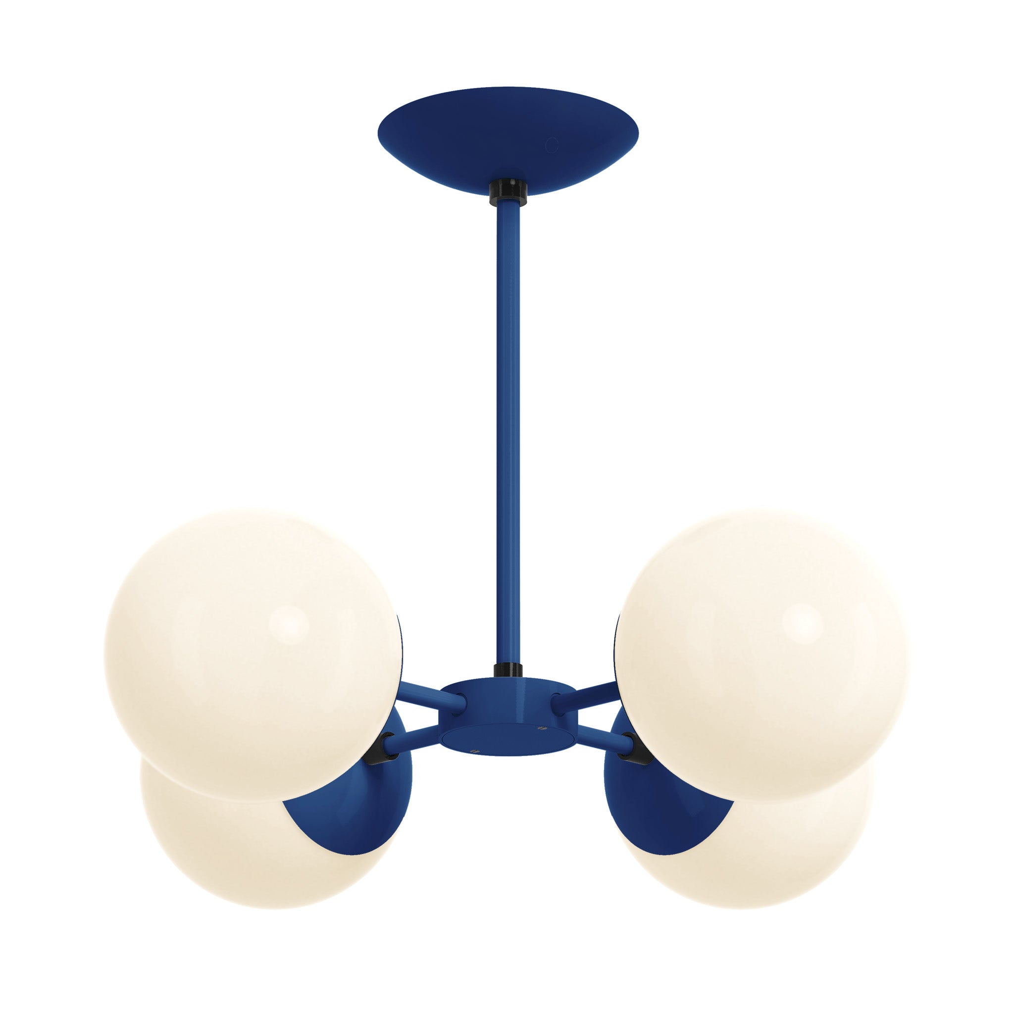black and cobalt color orbi flush mount dutton brown lighting