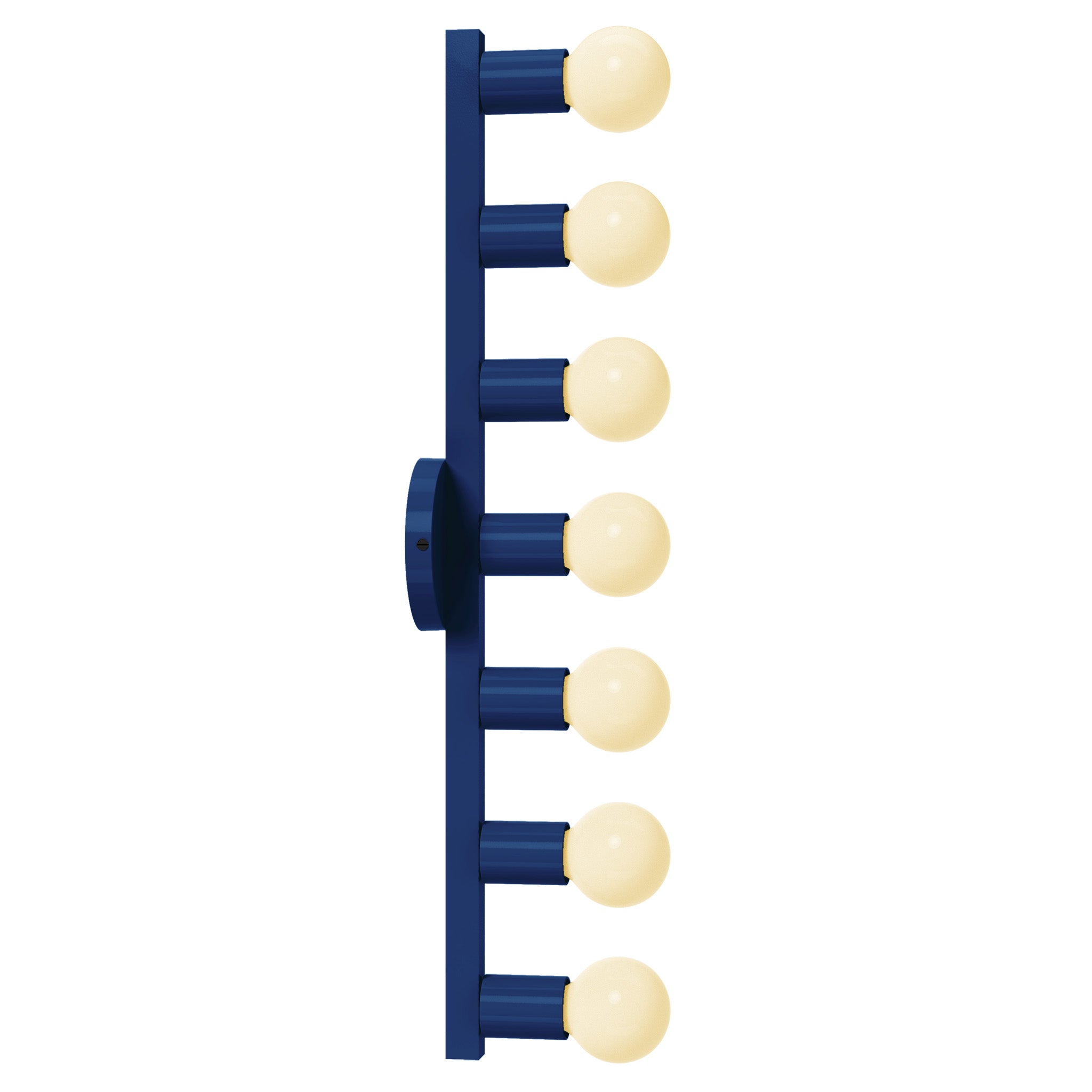 black and cobalt vogue 7 color sconce dutton brown lighting