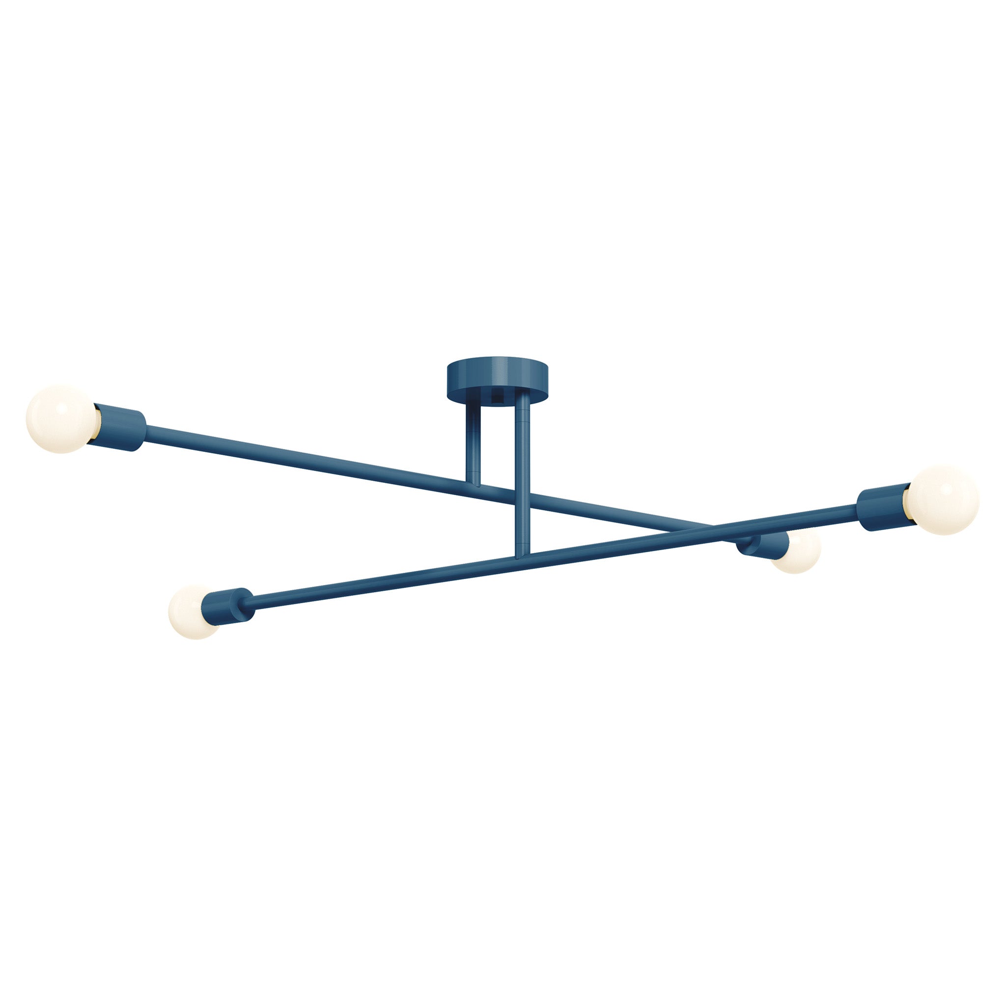 Slate blue color Captain flush mount 47" Dutton Brown lighting