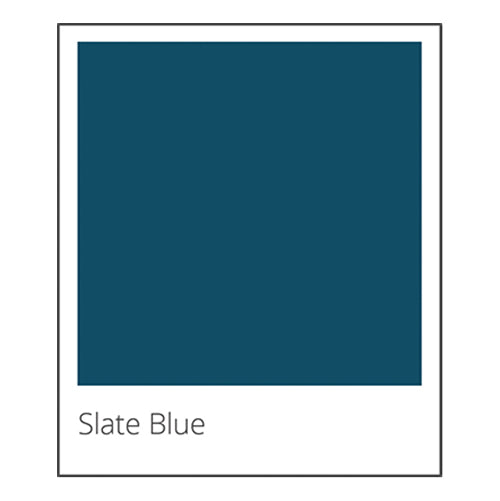 slate blue color swatch box Dutton Brown
