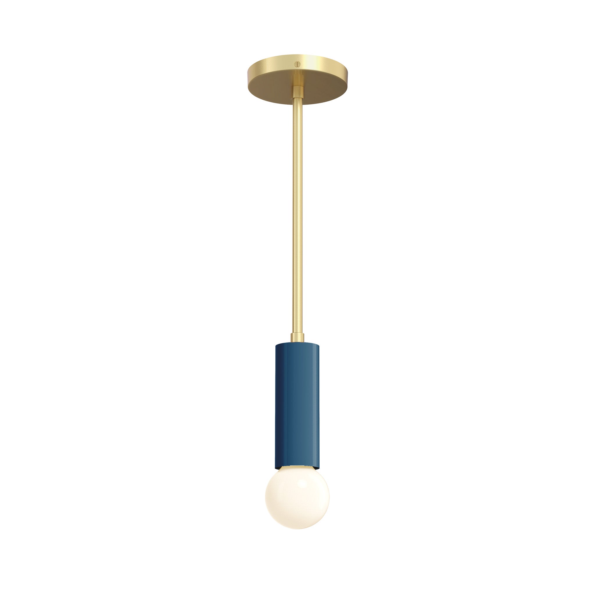brass slate blue eureka pendant lighting dutton brown