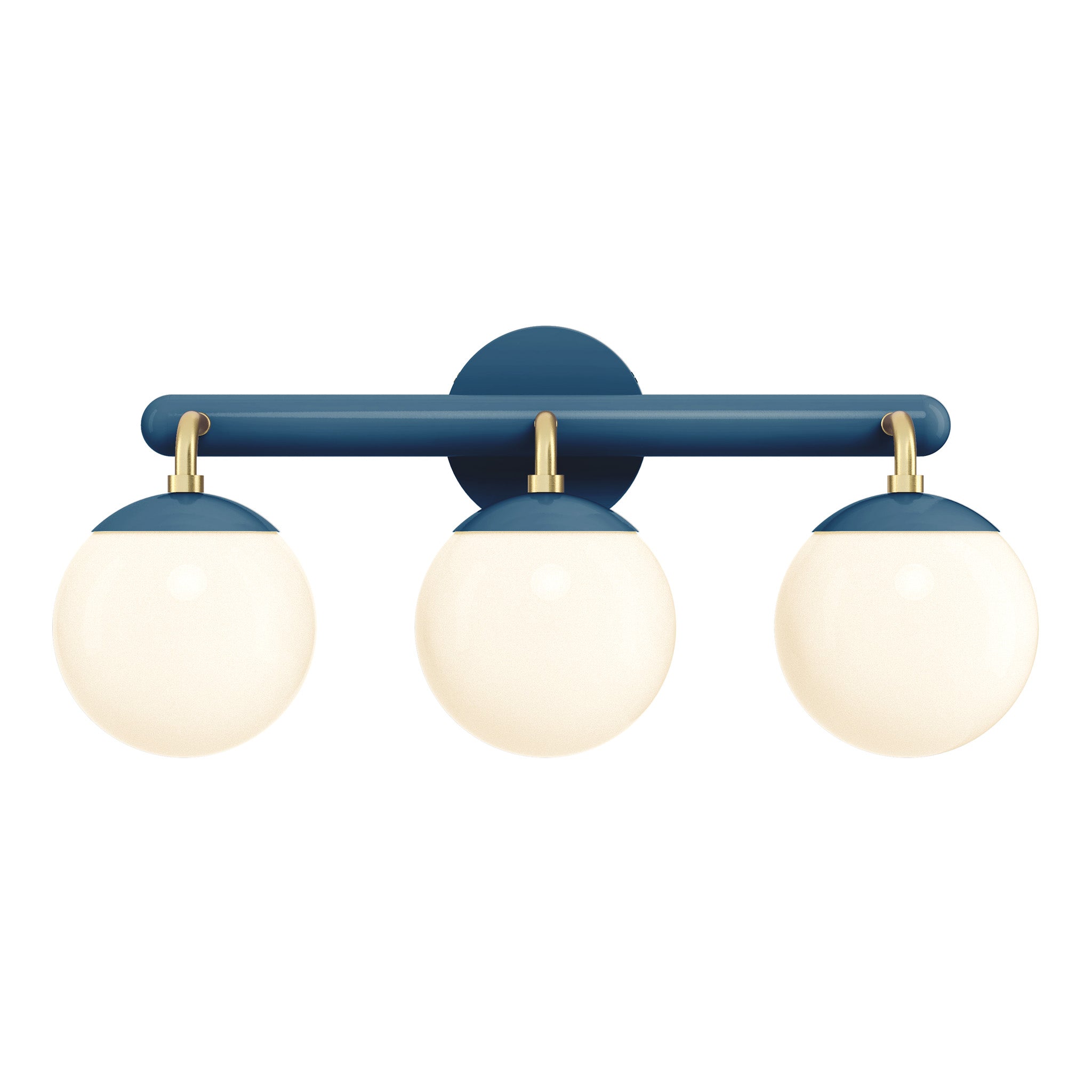 brass slate blue color legend 3 sconce dutton brown lighting