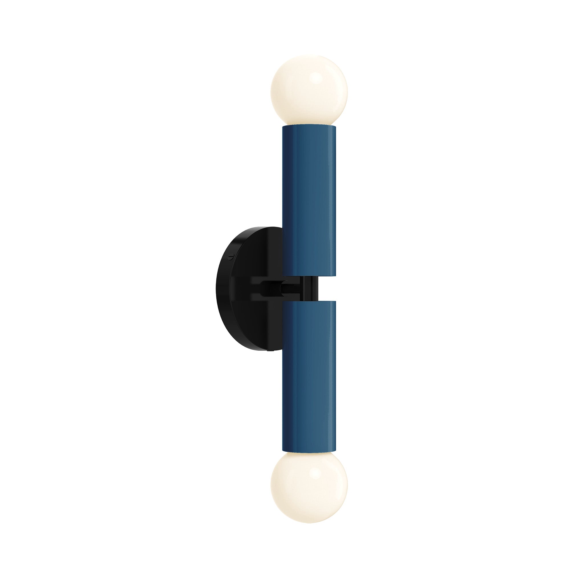 black slate blue color monarch sconce dutton brown lighting