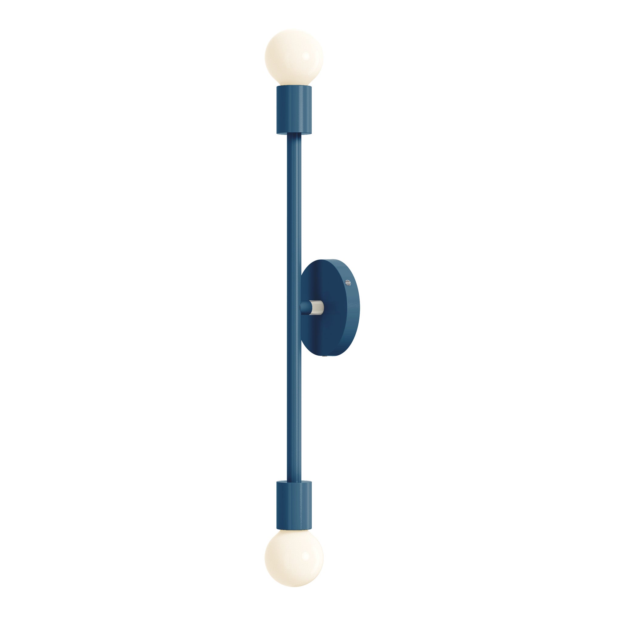 nickel slate blue pilot sconce 23 lighting dutton brown