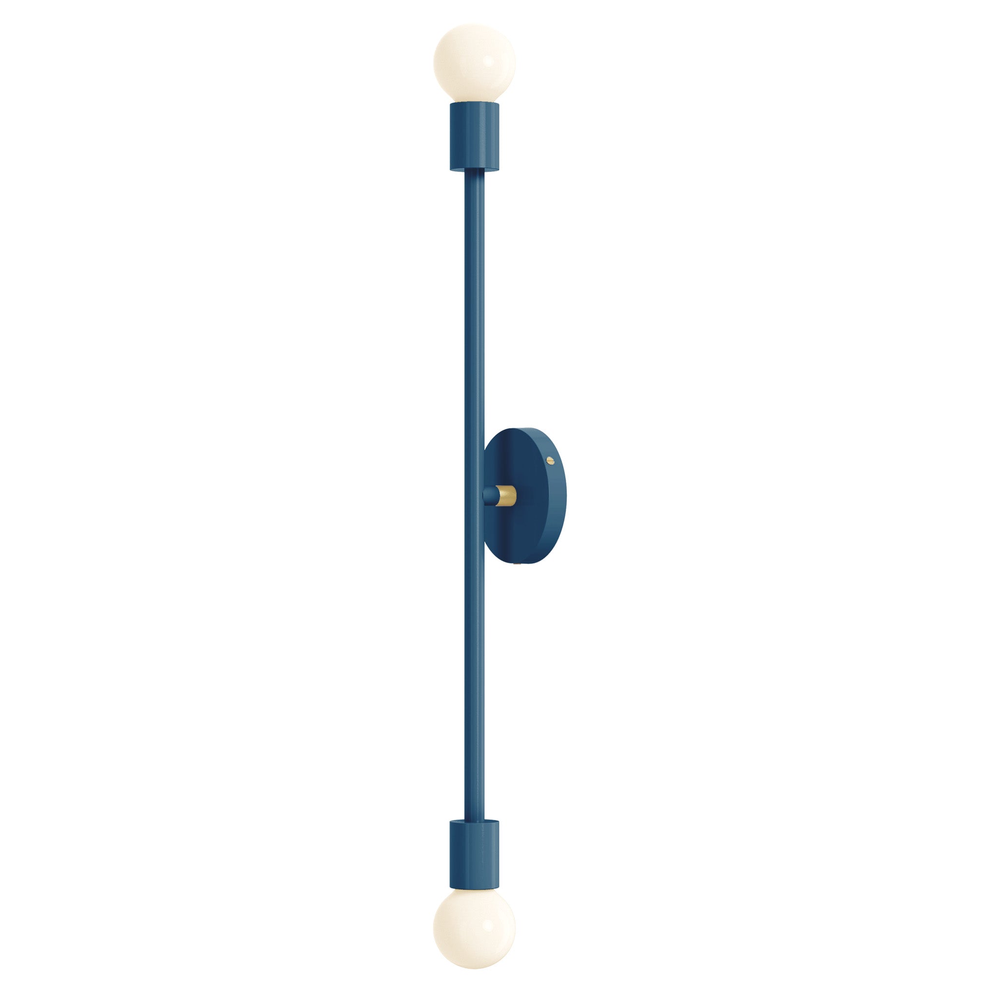 brass slate blue pilot sconce 29 lighting dutton brown
