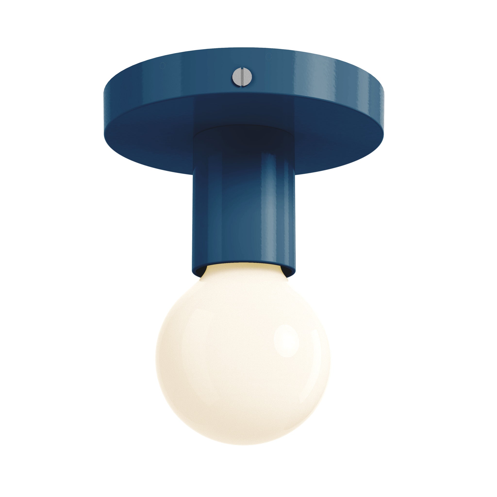 nickel slate blue color twink flush mount dutton brown lighting