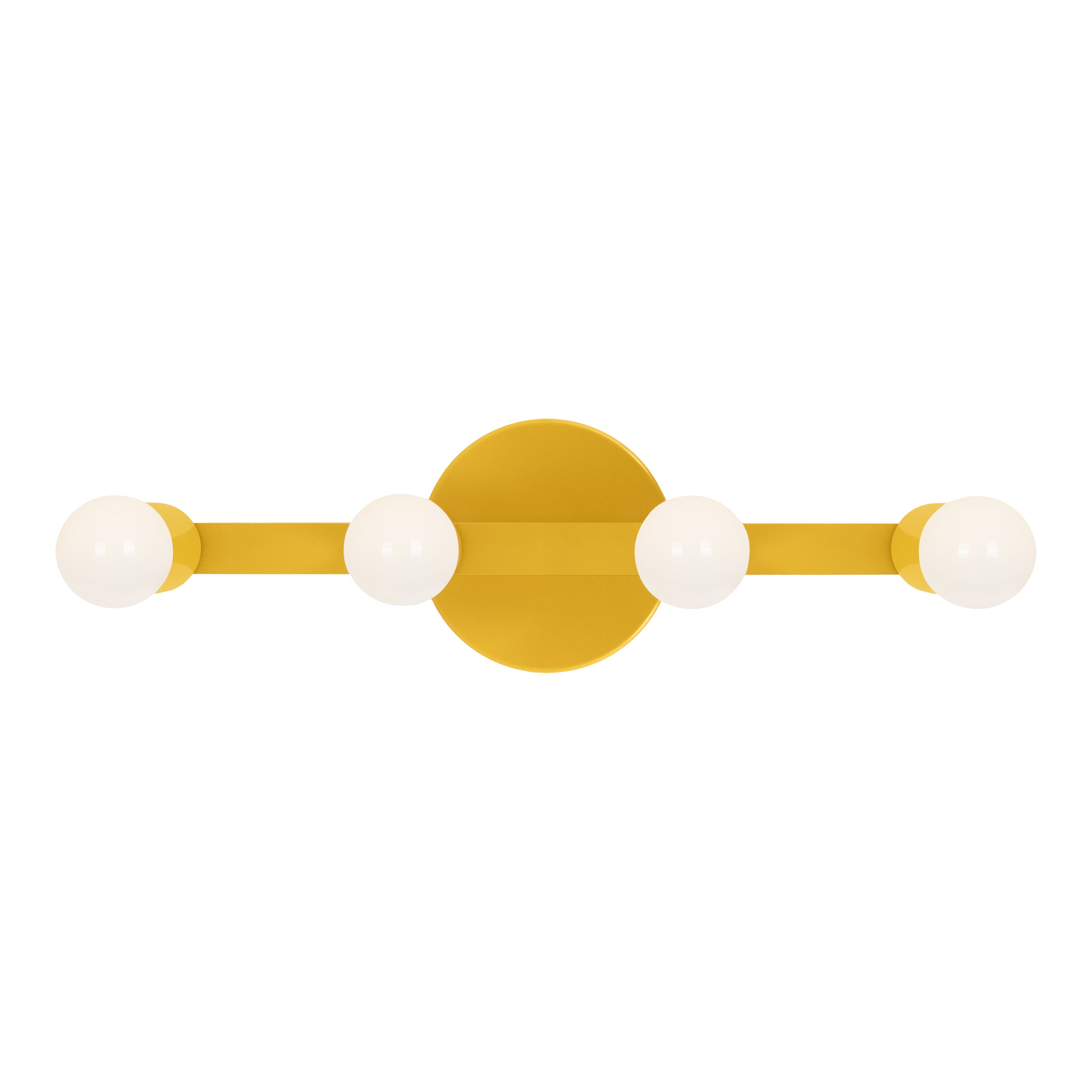 ochre color Vogue 4 sconce Dutton Brown lighting