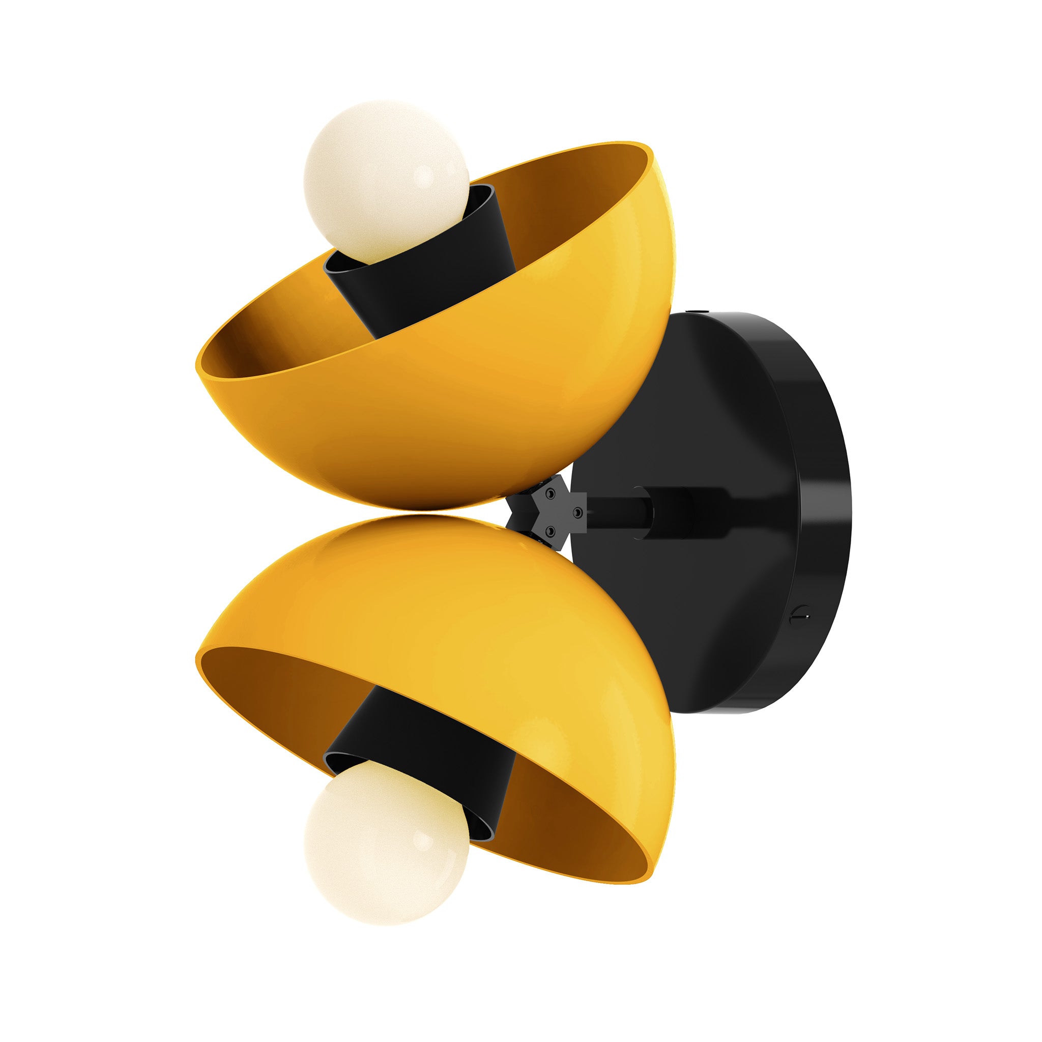 black ochre color beso sconce dutton brown lighting