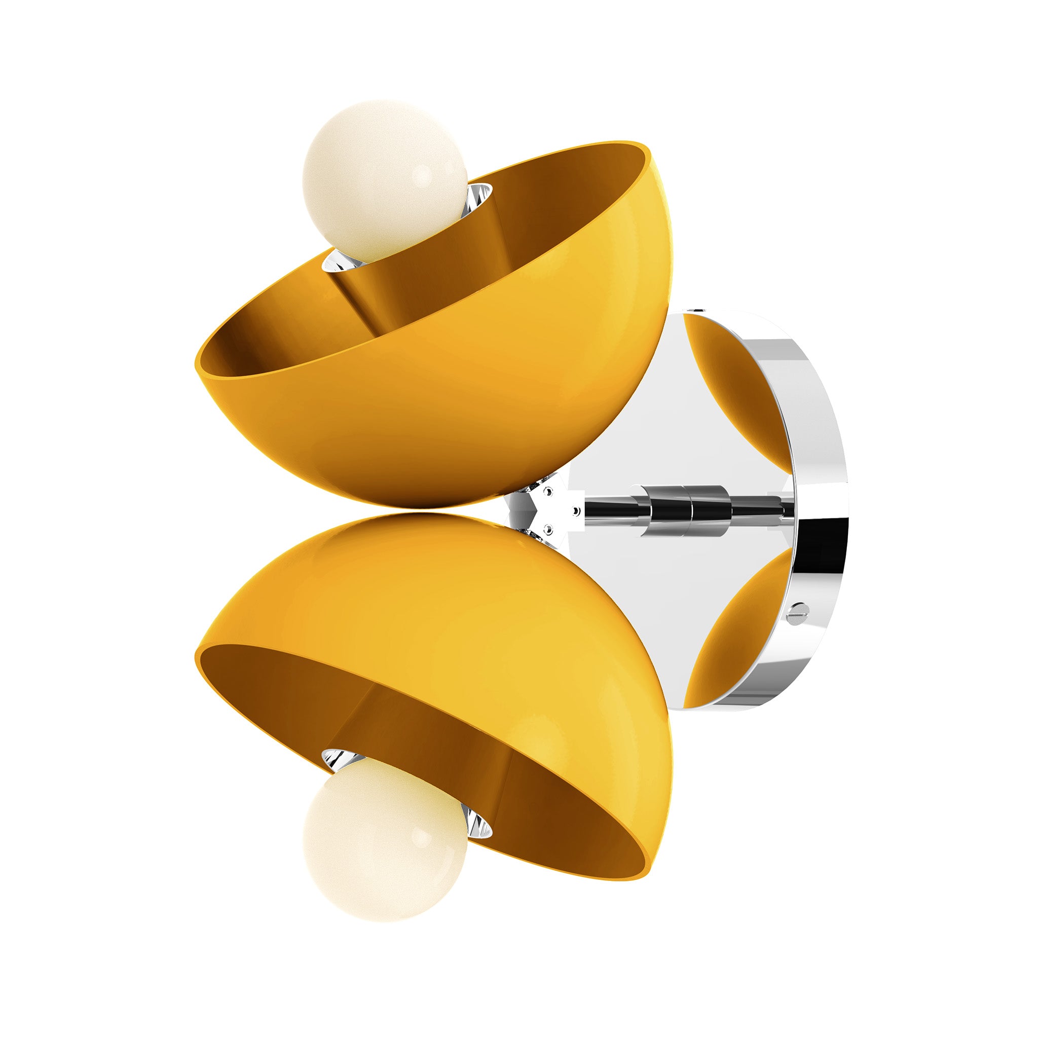 nickel ochre color beso sconce dutton brown lighting