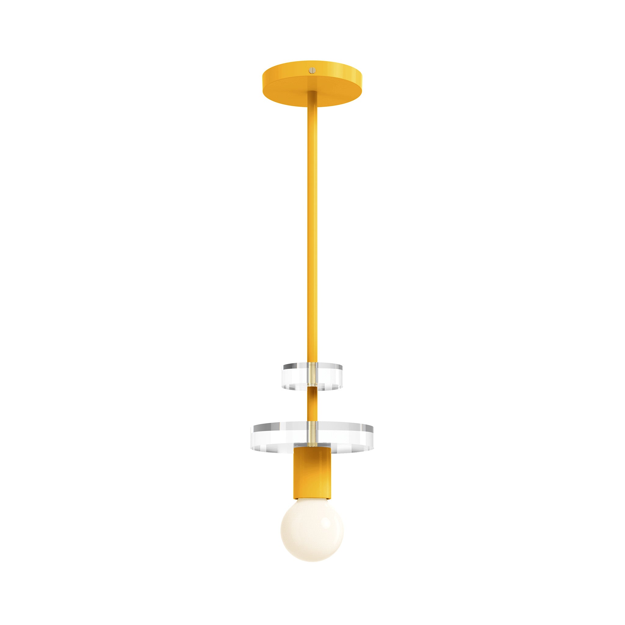 brass ochre color bling pendant dutton brown lighting