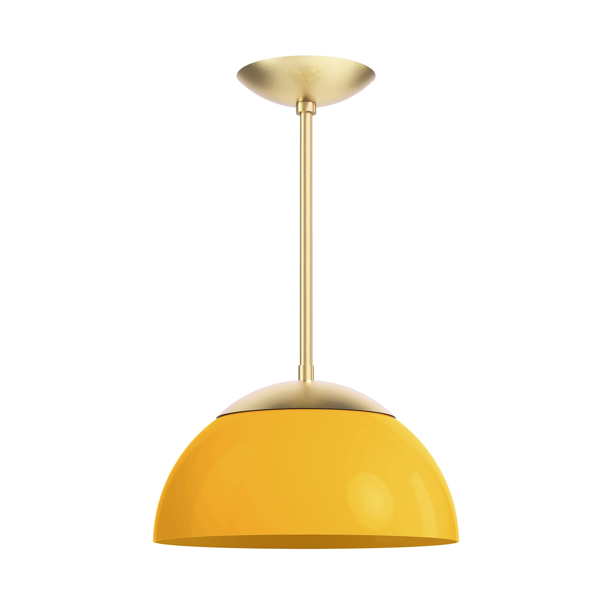brass ochre color cadbury pendant 12" dutton brown lighting