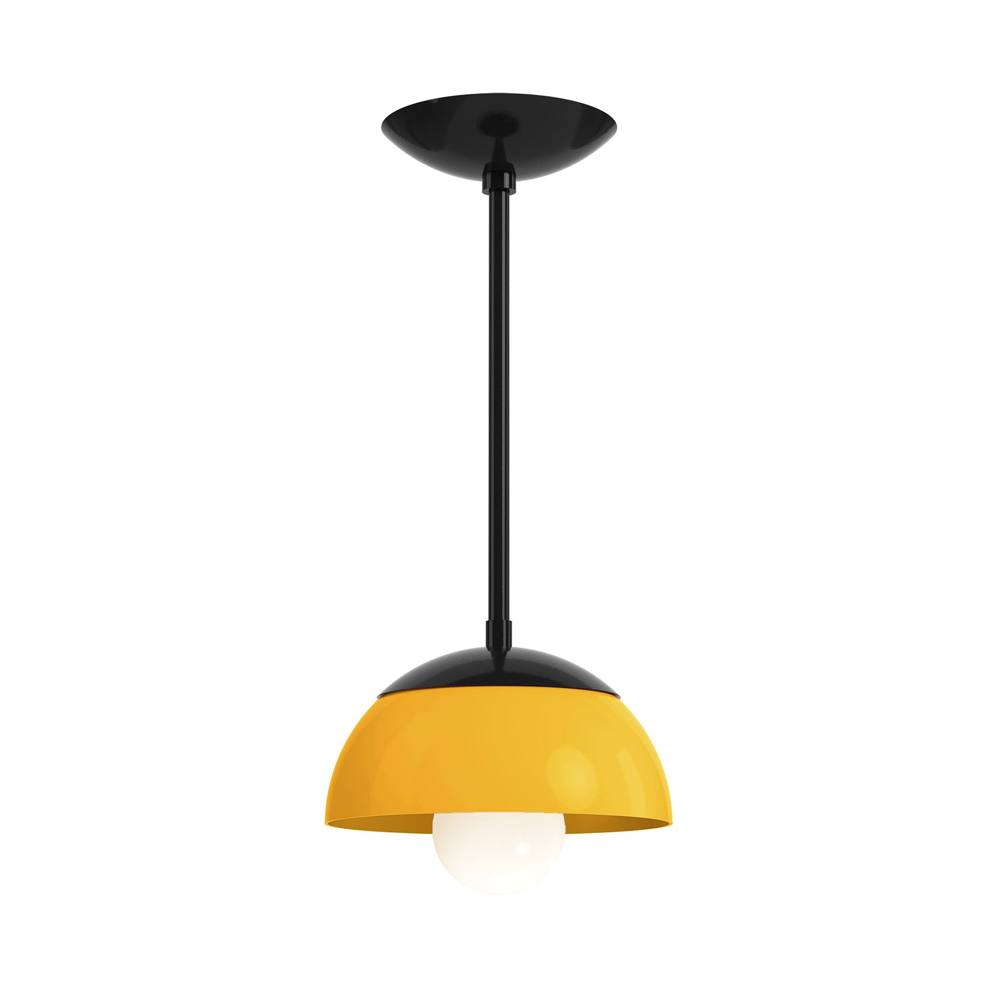 black ochre color cadbury pendant 8" dutton brown lighting