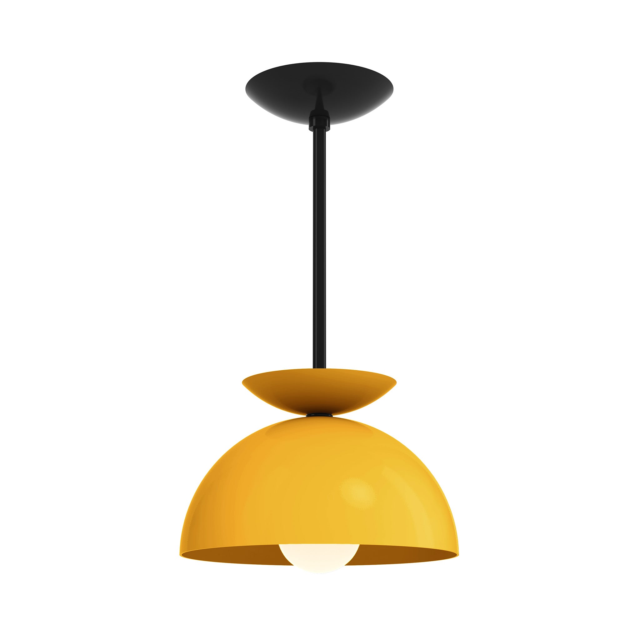 black ochre color echo pendant 10" dutton brown lighting