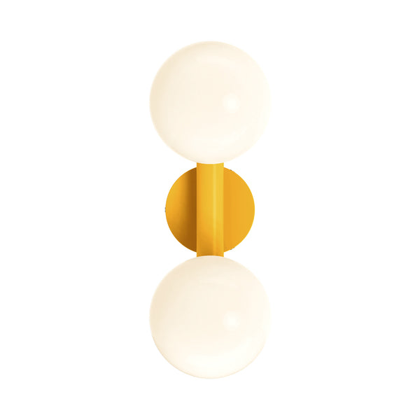 Ochre color Icon 2 sconce Dutton Brown lighting