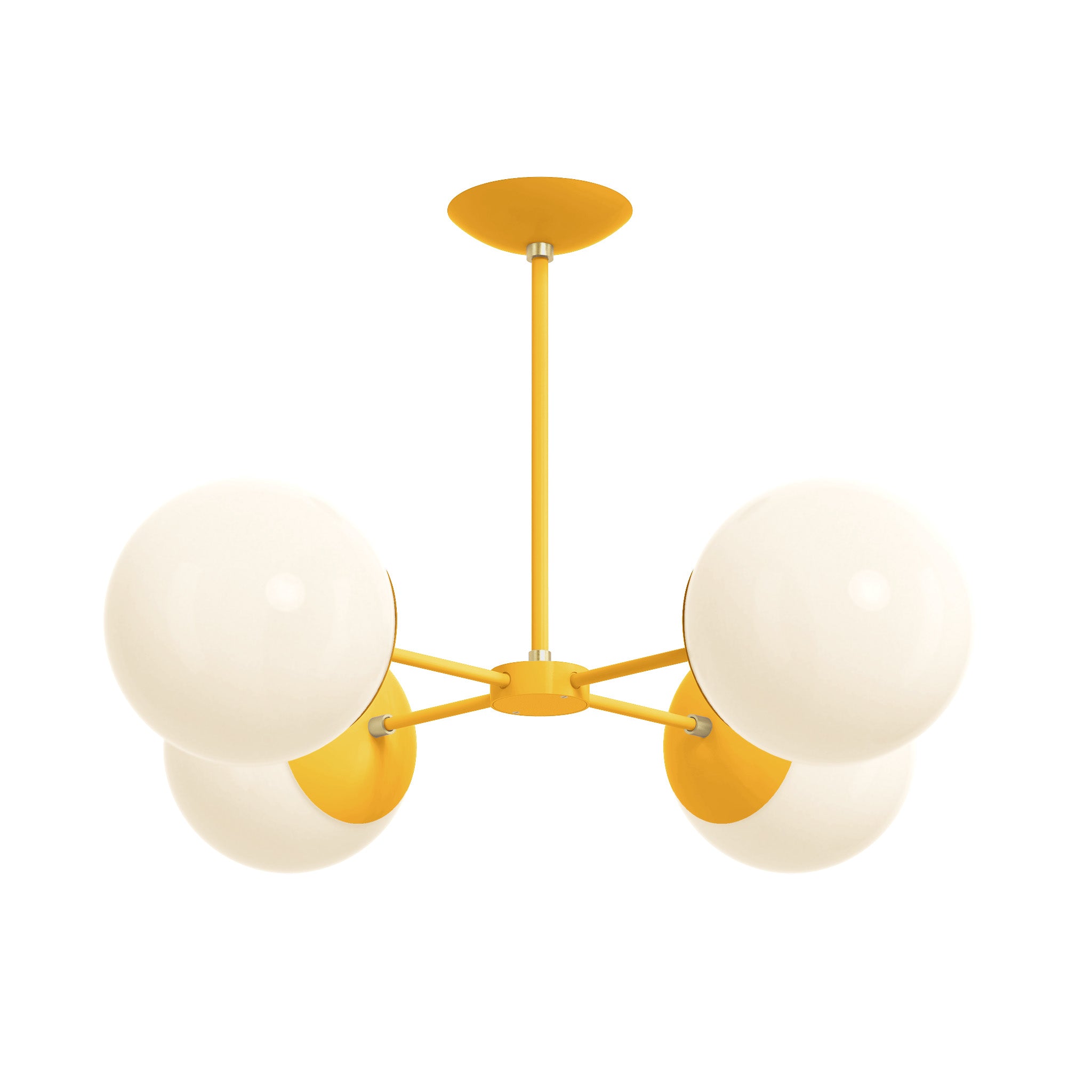 brass ochre color big orbi chandelier dutton brown lighting