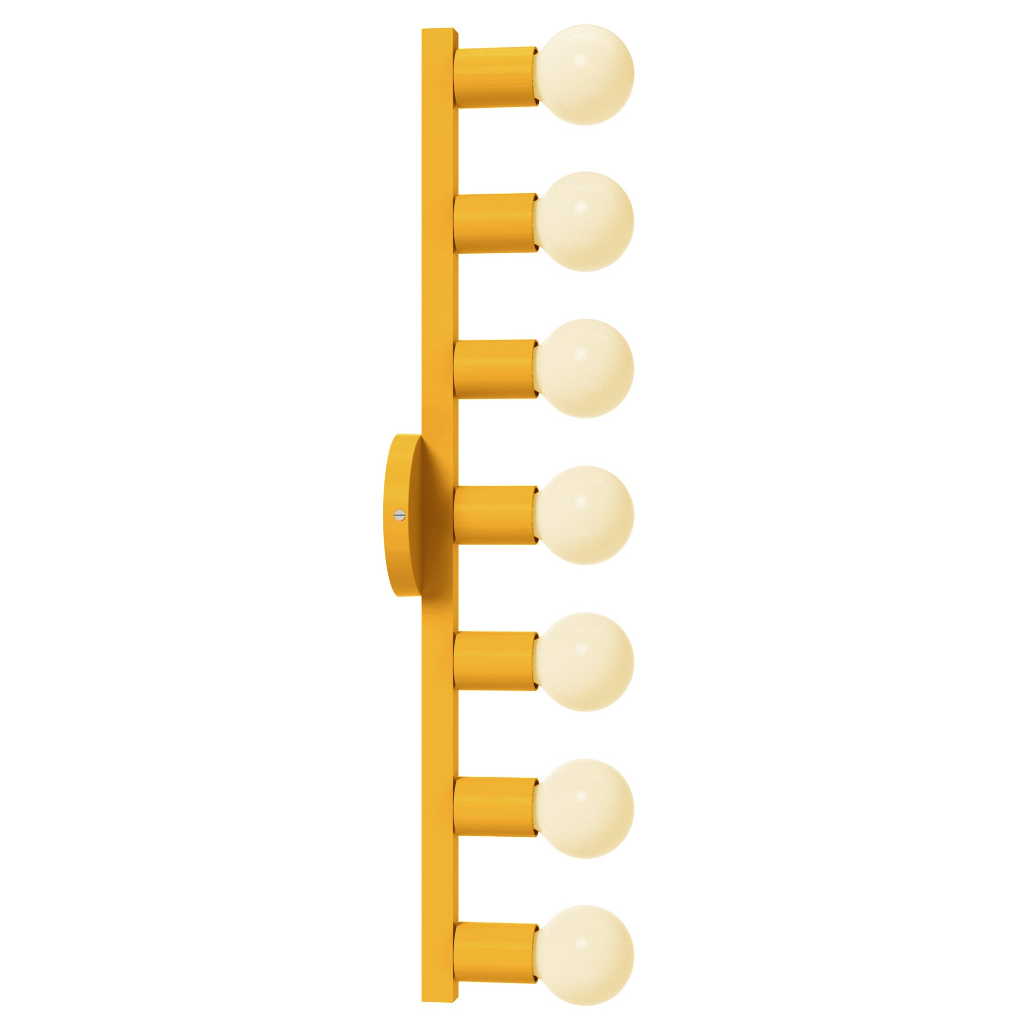 nickel and ochre vogue 7 color sconce dutton brown lighting