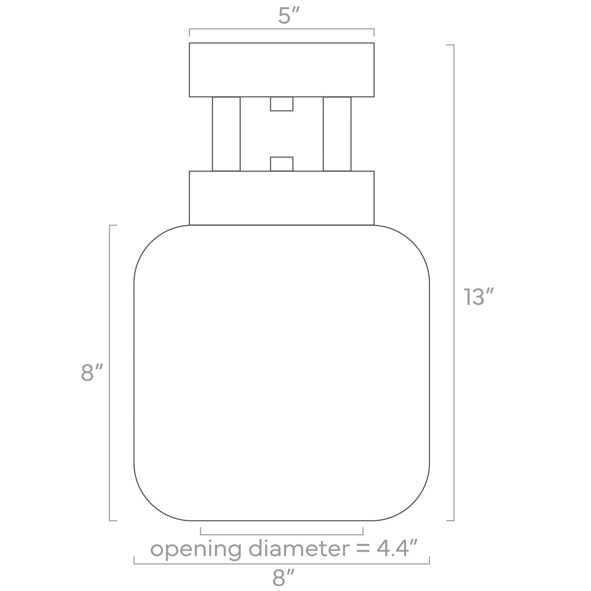 Color Maxo Flush Mount 8