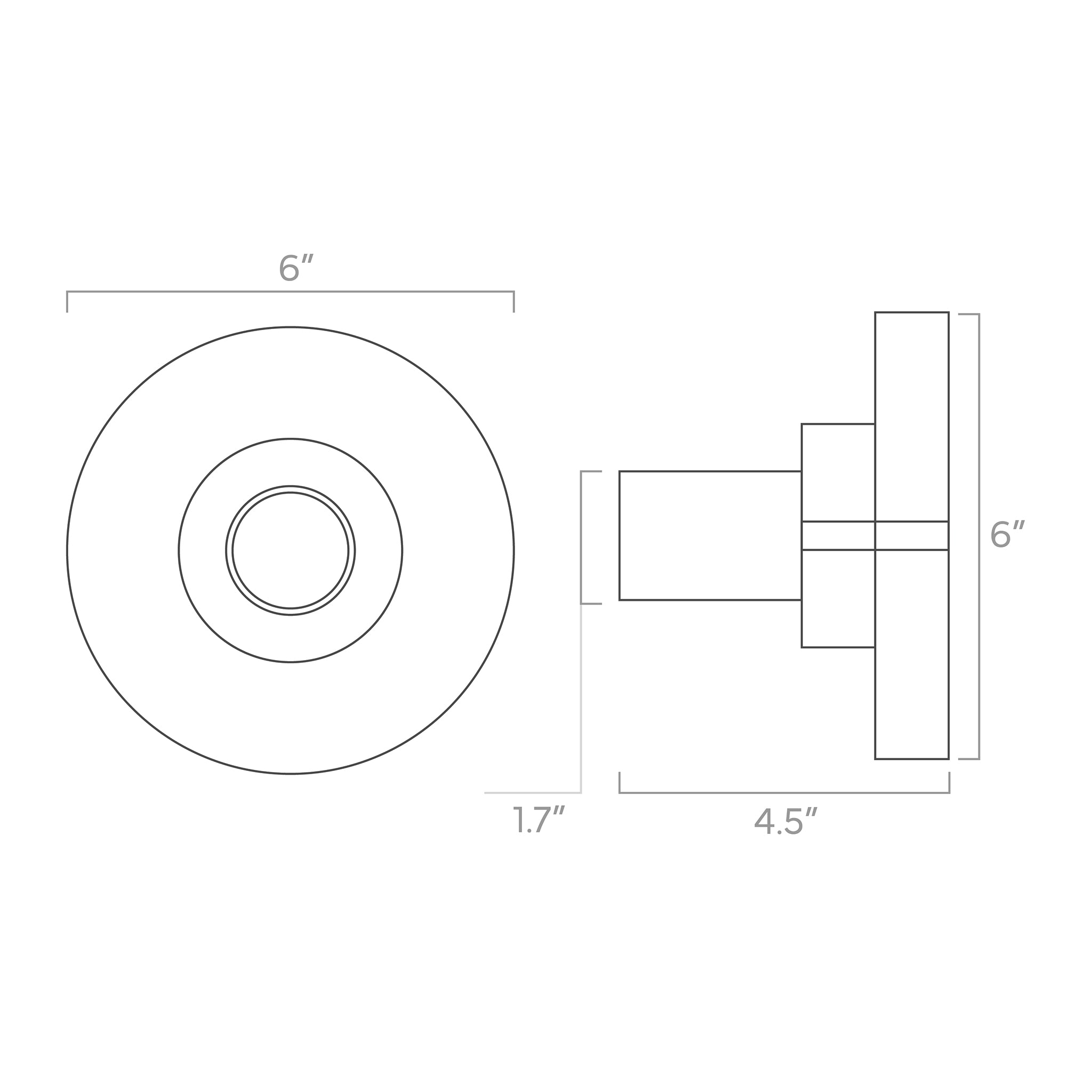 lepore acrylic wall sconce ISO drawing, dutton brown lighting