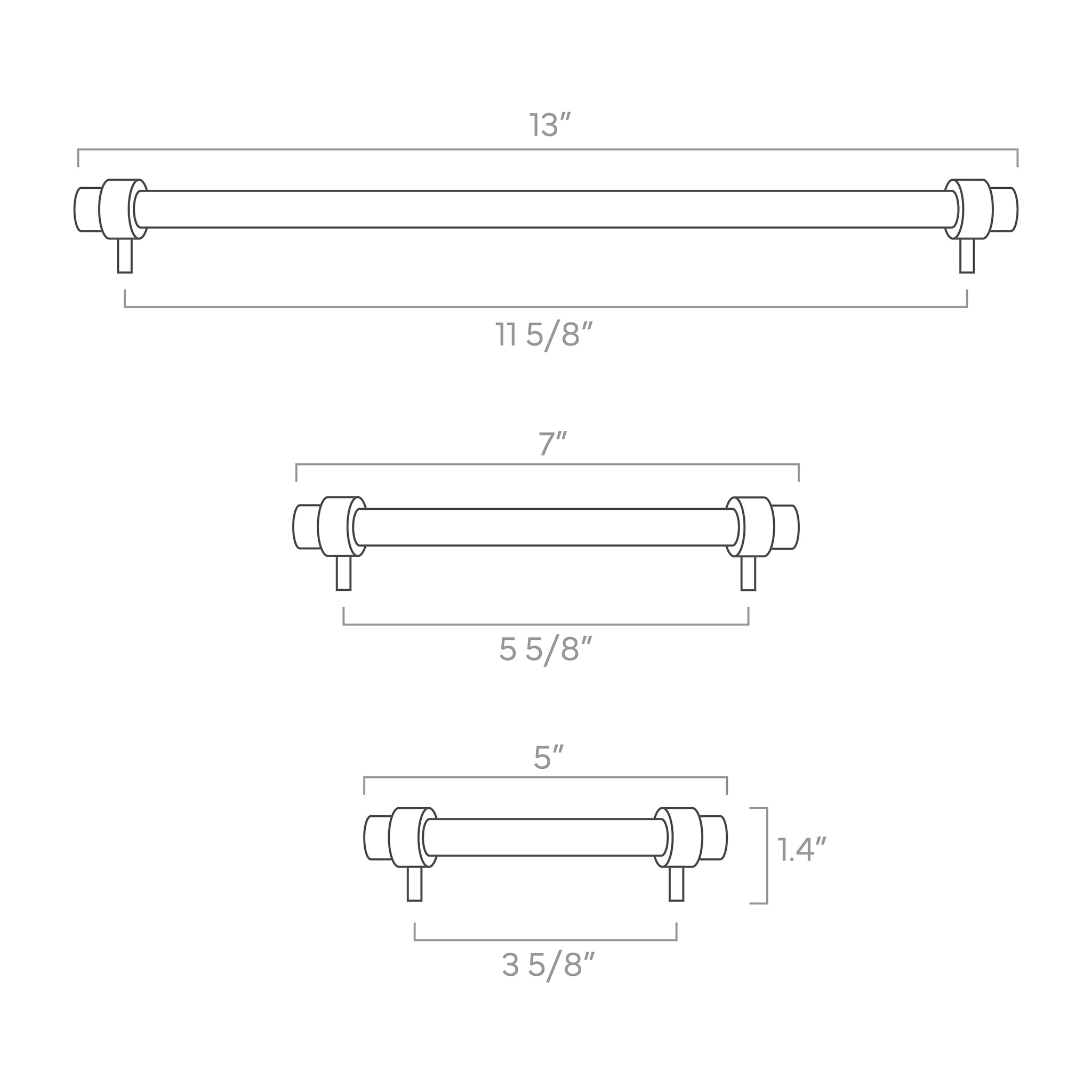 Persona pull ISO line drawing all sizes