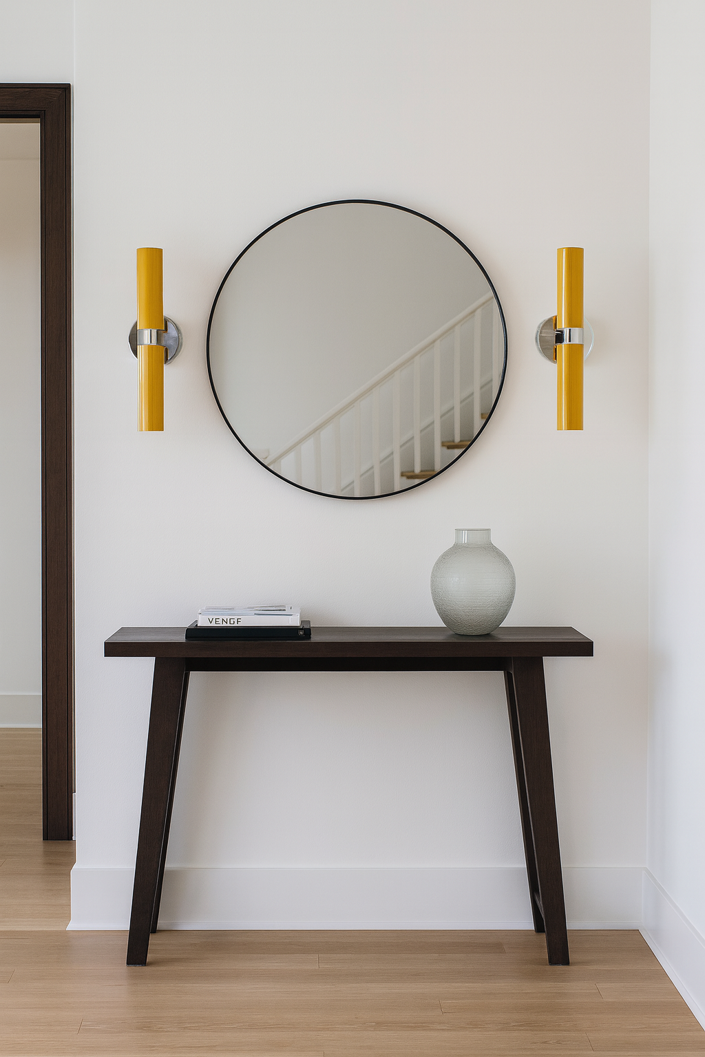 Ruler Sconce Lighting Entry Way Dutton Brown
