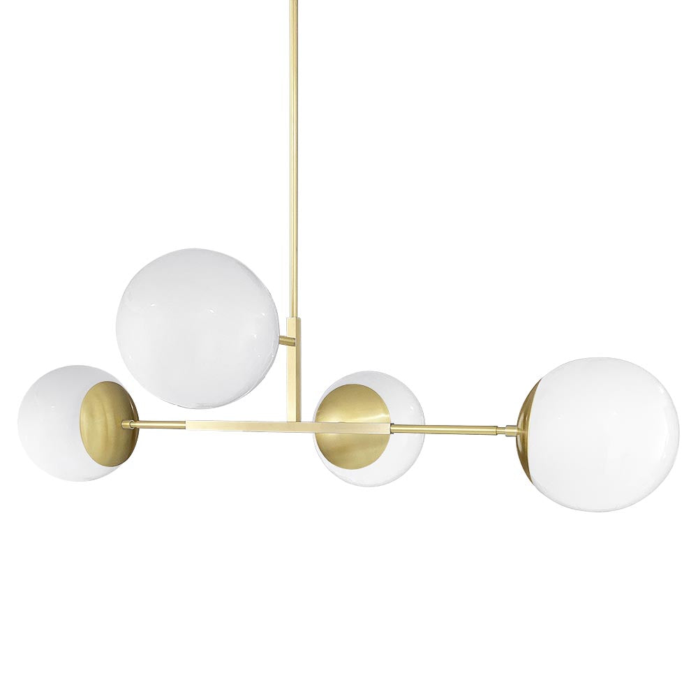 brass Big Status Chandelier lighting Dutton Brown